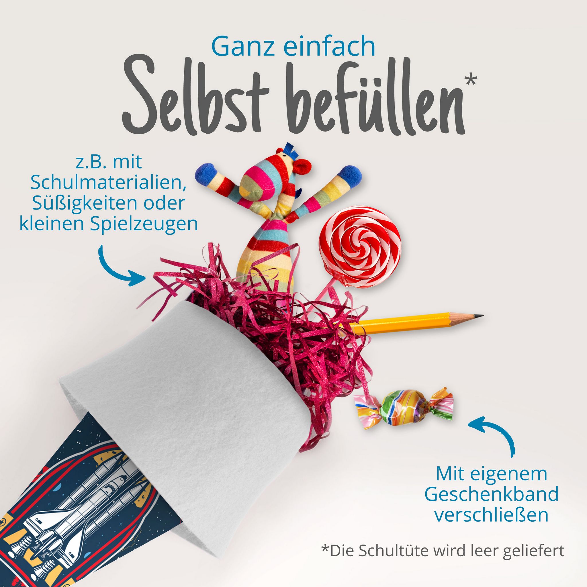 itenga Geschwister Schult�te rund 35cm Weltraum