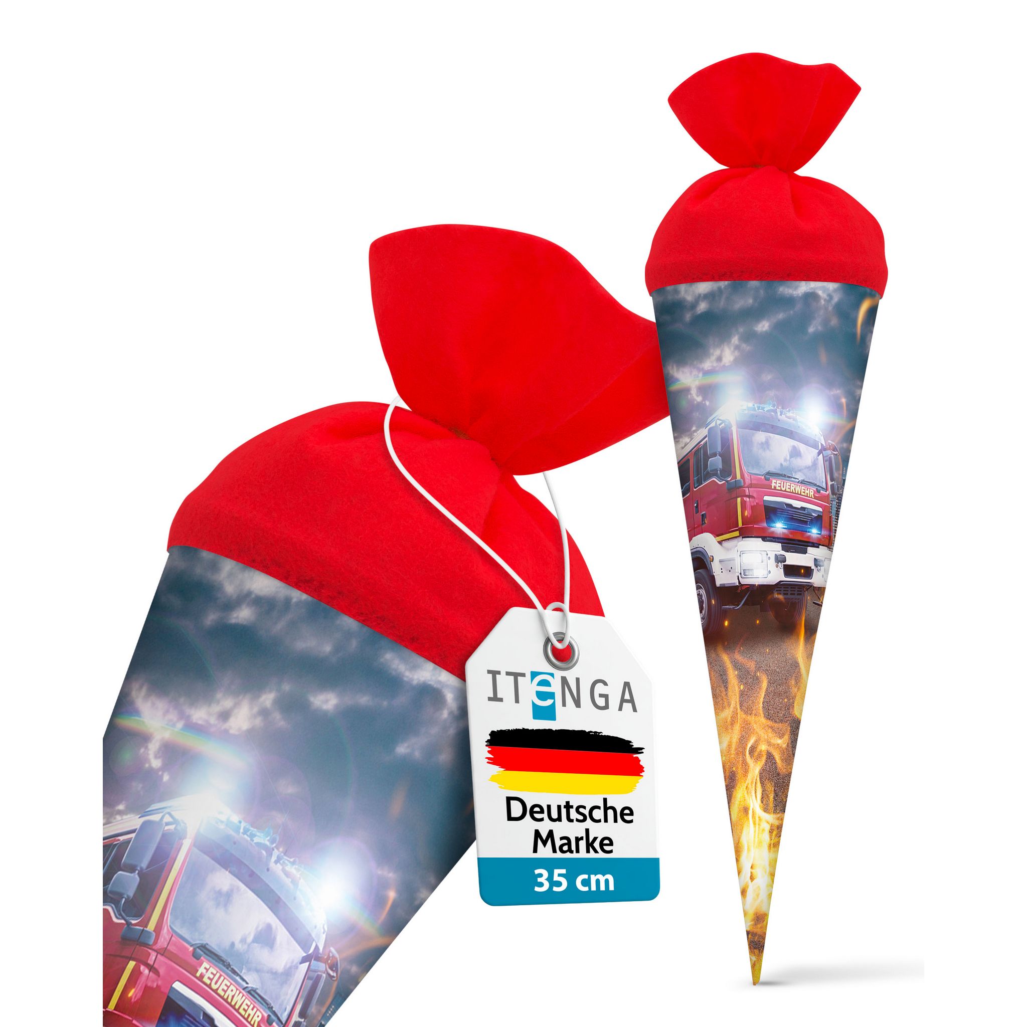 itenga Geschwister Schult�te rund 35cm Feuerwehr