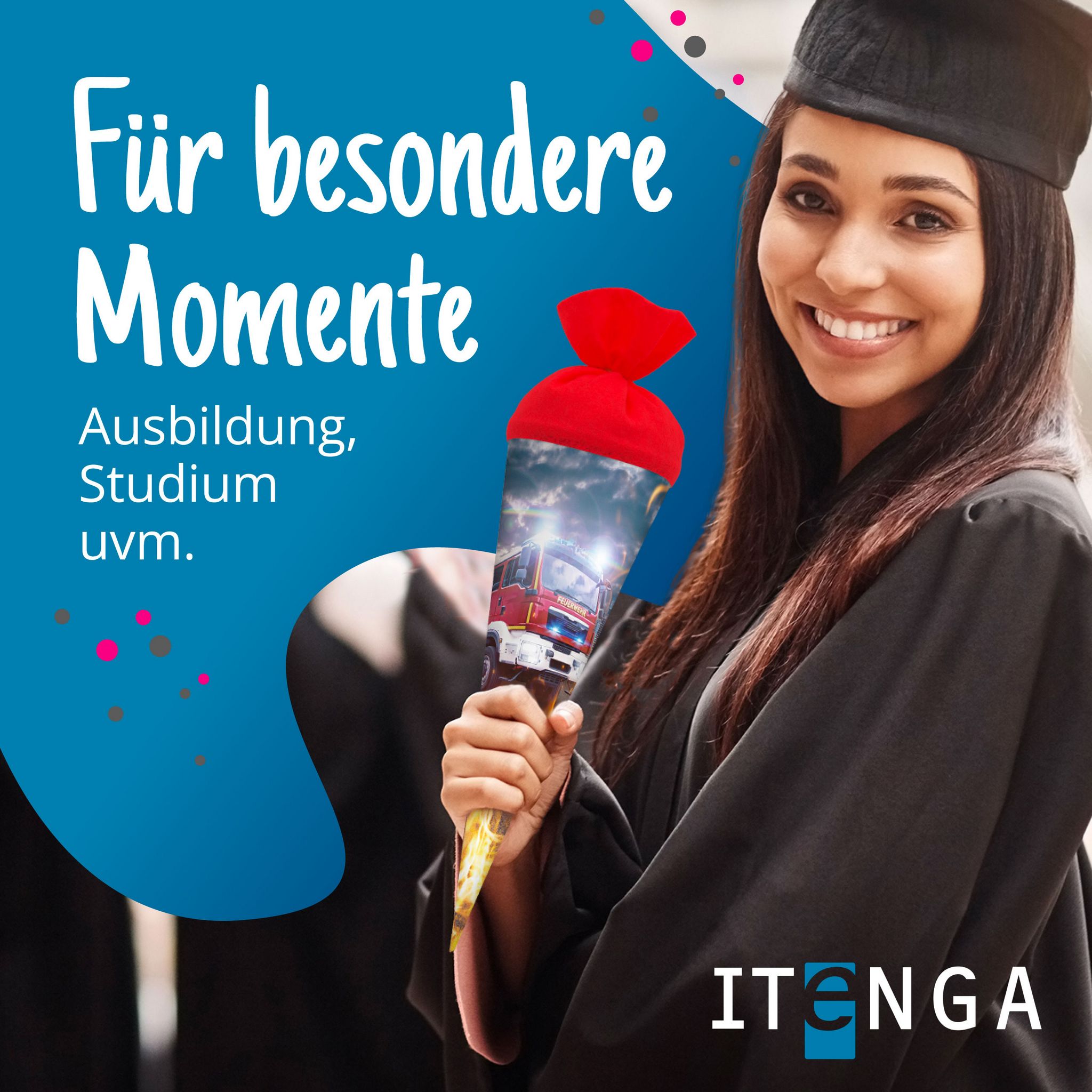 itenga Geschwister Schult�te rund 35cm Feuerwehr