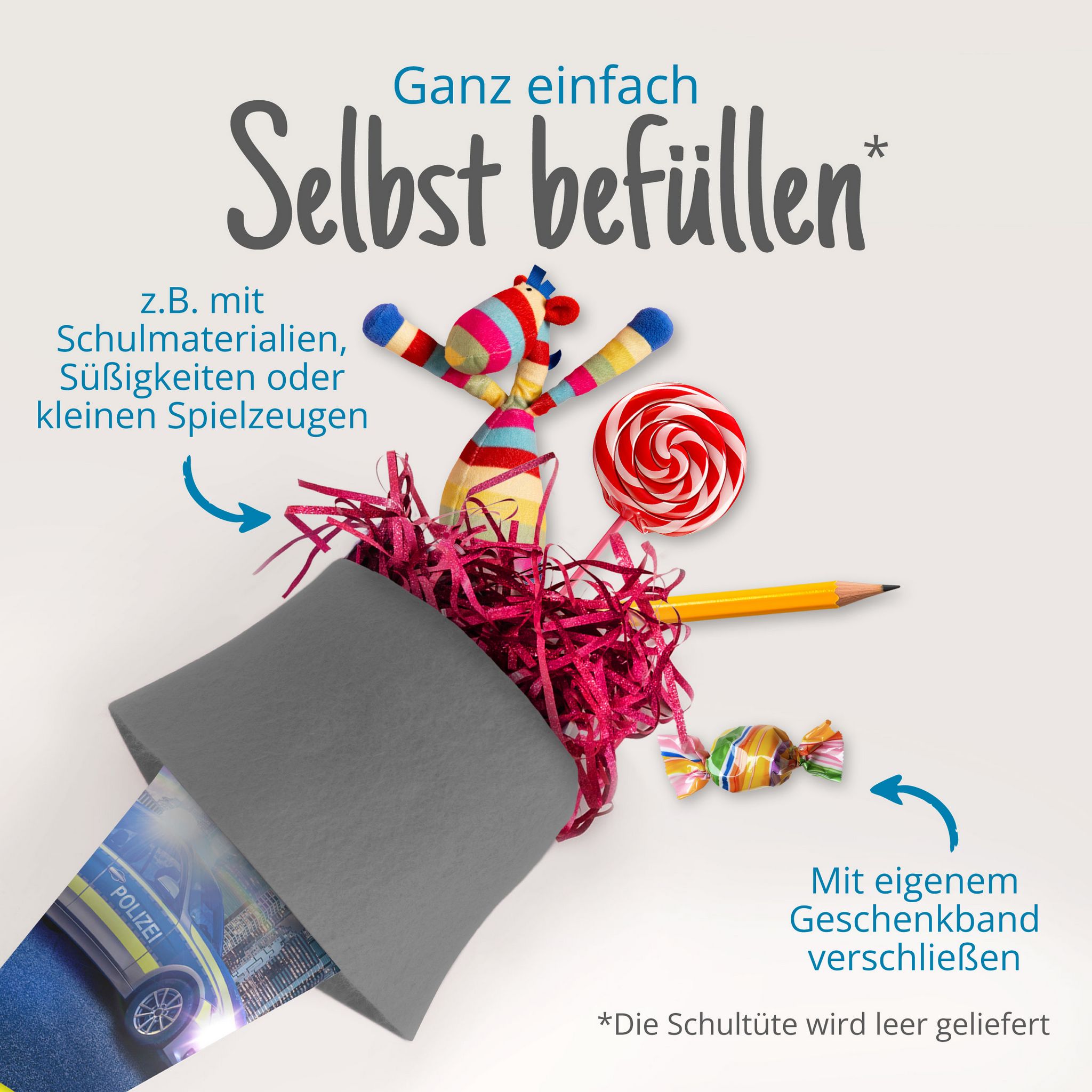 itenga Geschwister Schult�te rund 35cm Polizei