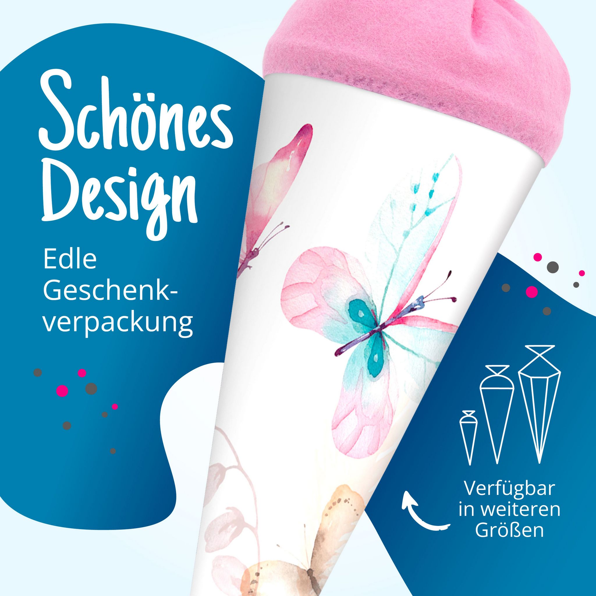 itenga Geschwister Schult�te 35cm Schmetterling