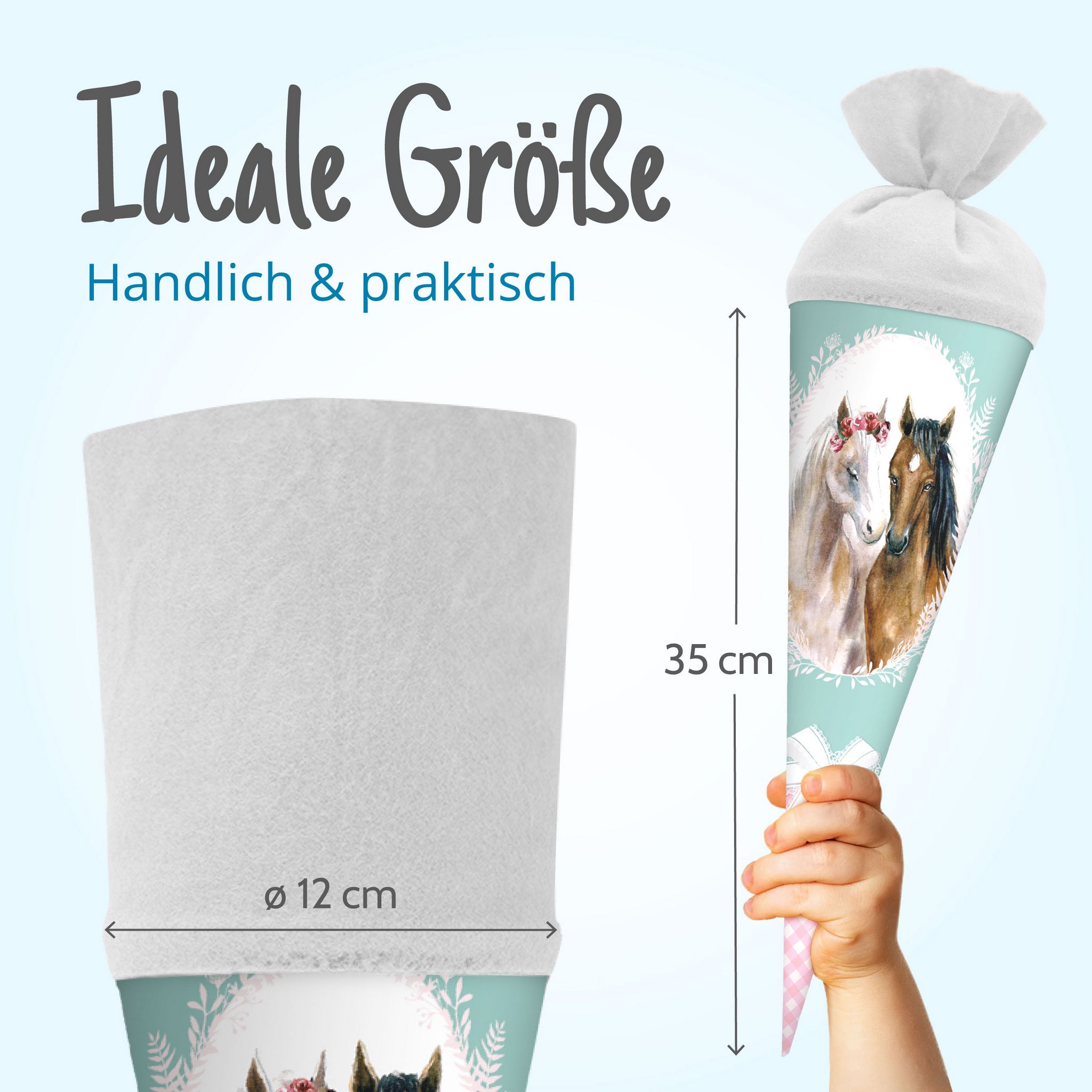 itenga Geschwister Schult�te 35cm Pferde