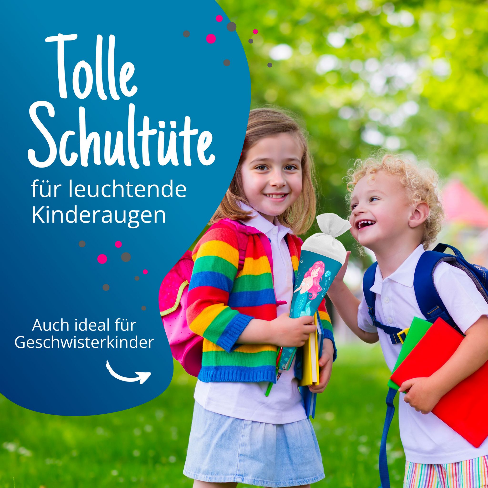 itenga Geschwister Schult�te 35cm Meerjungfrau