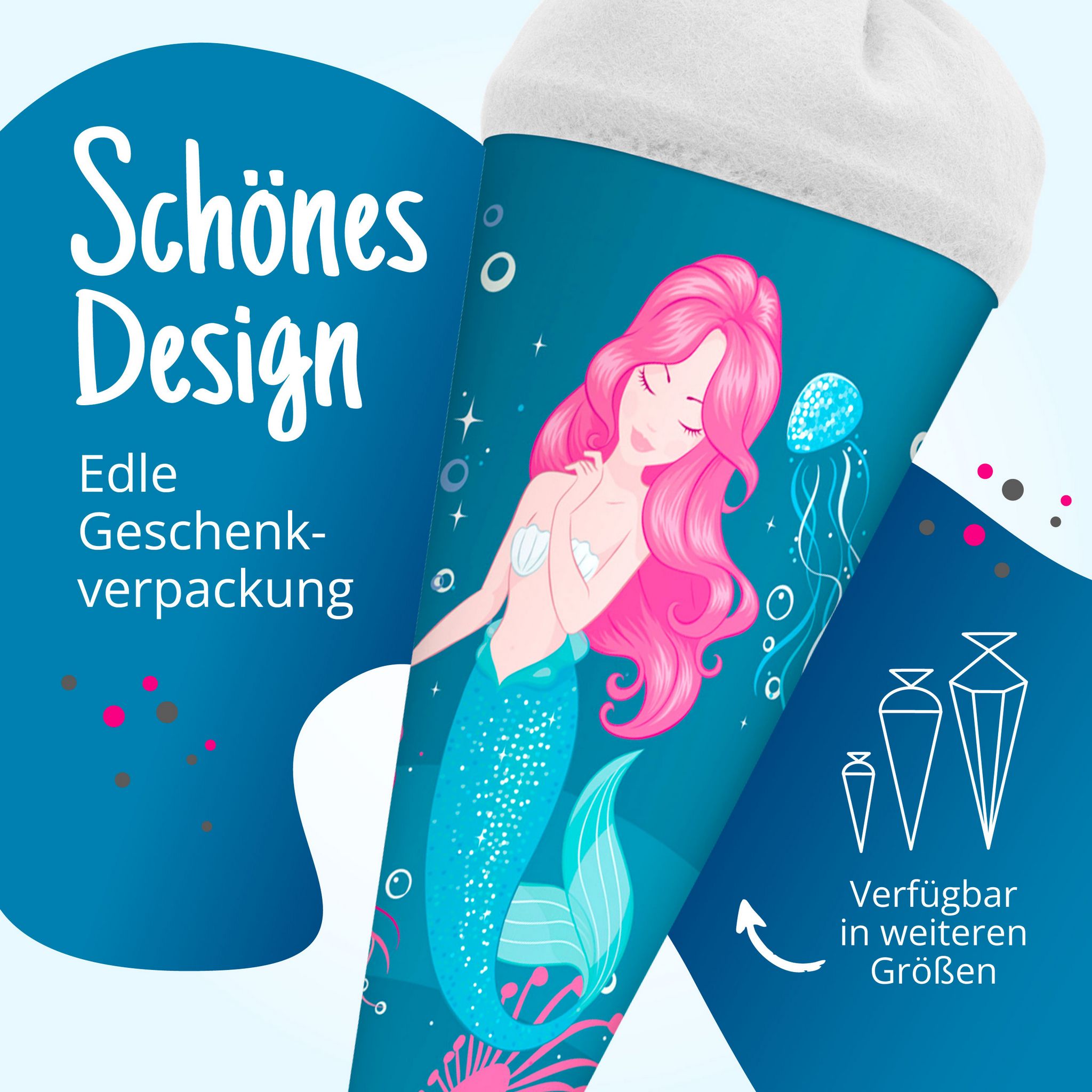 itenga Geschwister Schult�te 35cm Meerjungfrau