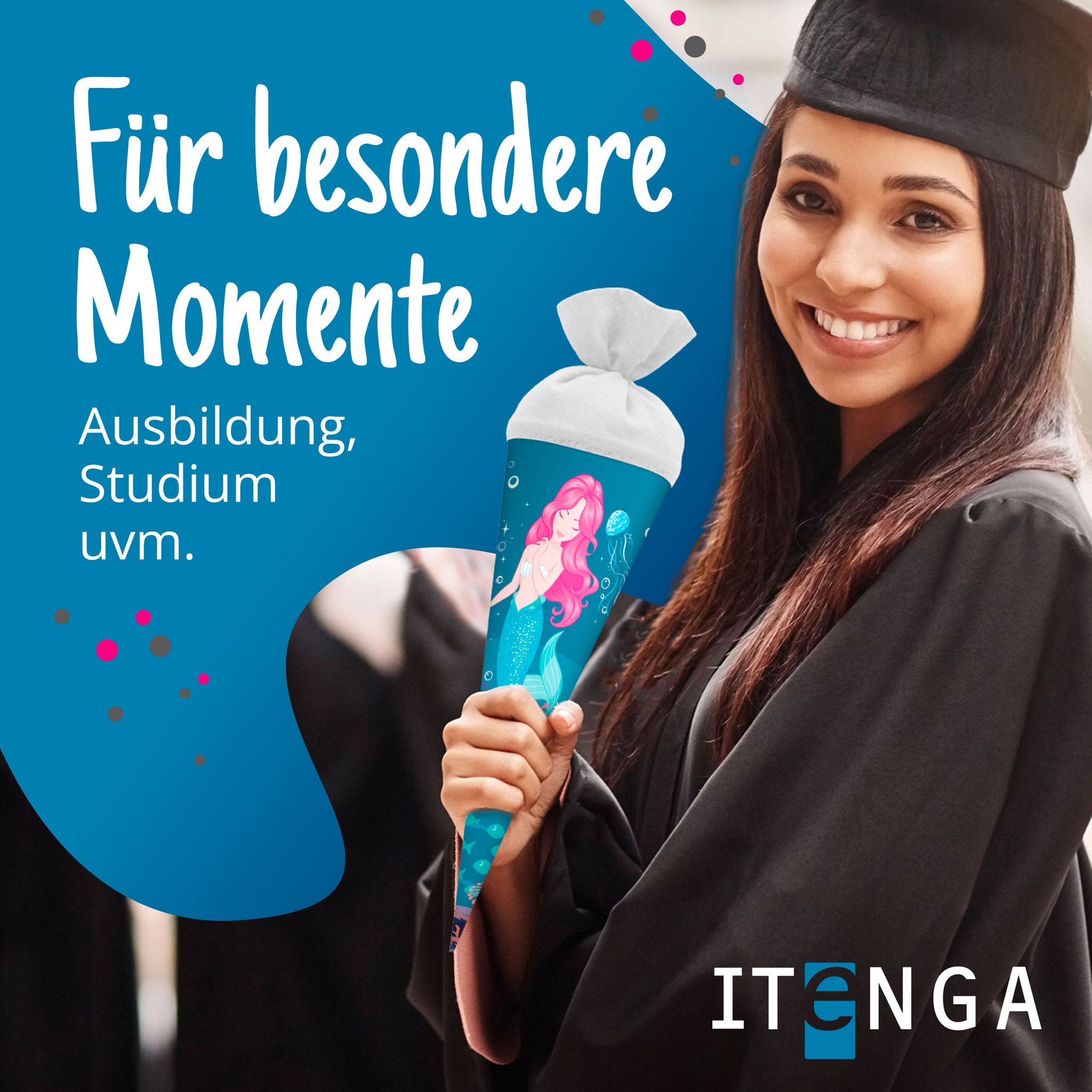 itenga Geschwister Schult�te 35cm Meerjungfrau