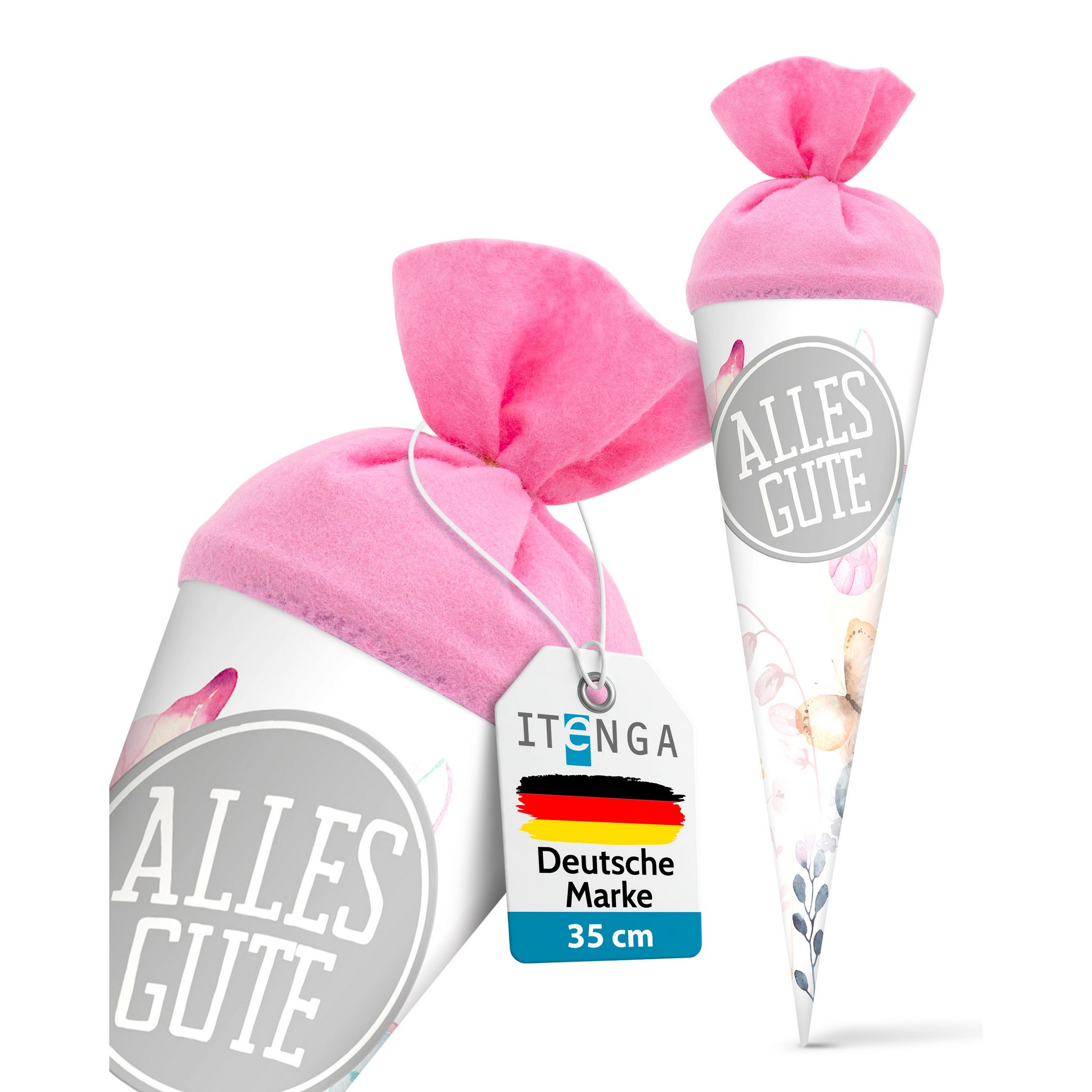 itenga Geschwisterschult�te Schmetterling 35cm mit Stick...