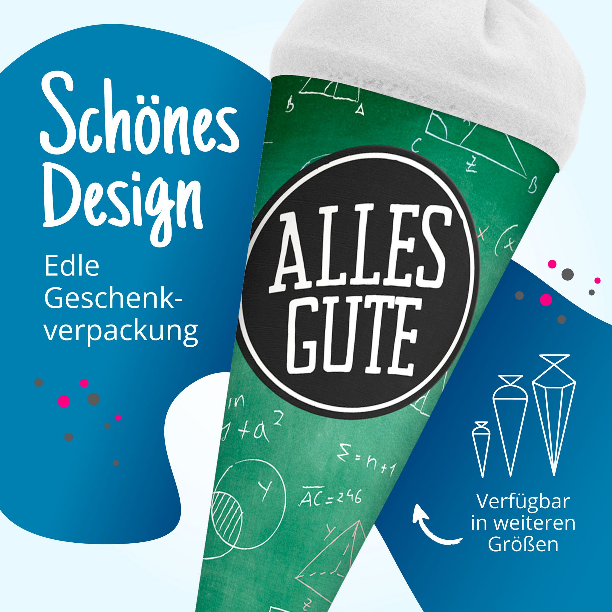 itenga Geschwister Schult�te 35cm Formeln mit Sticker "A...