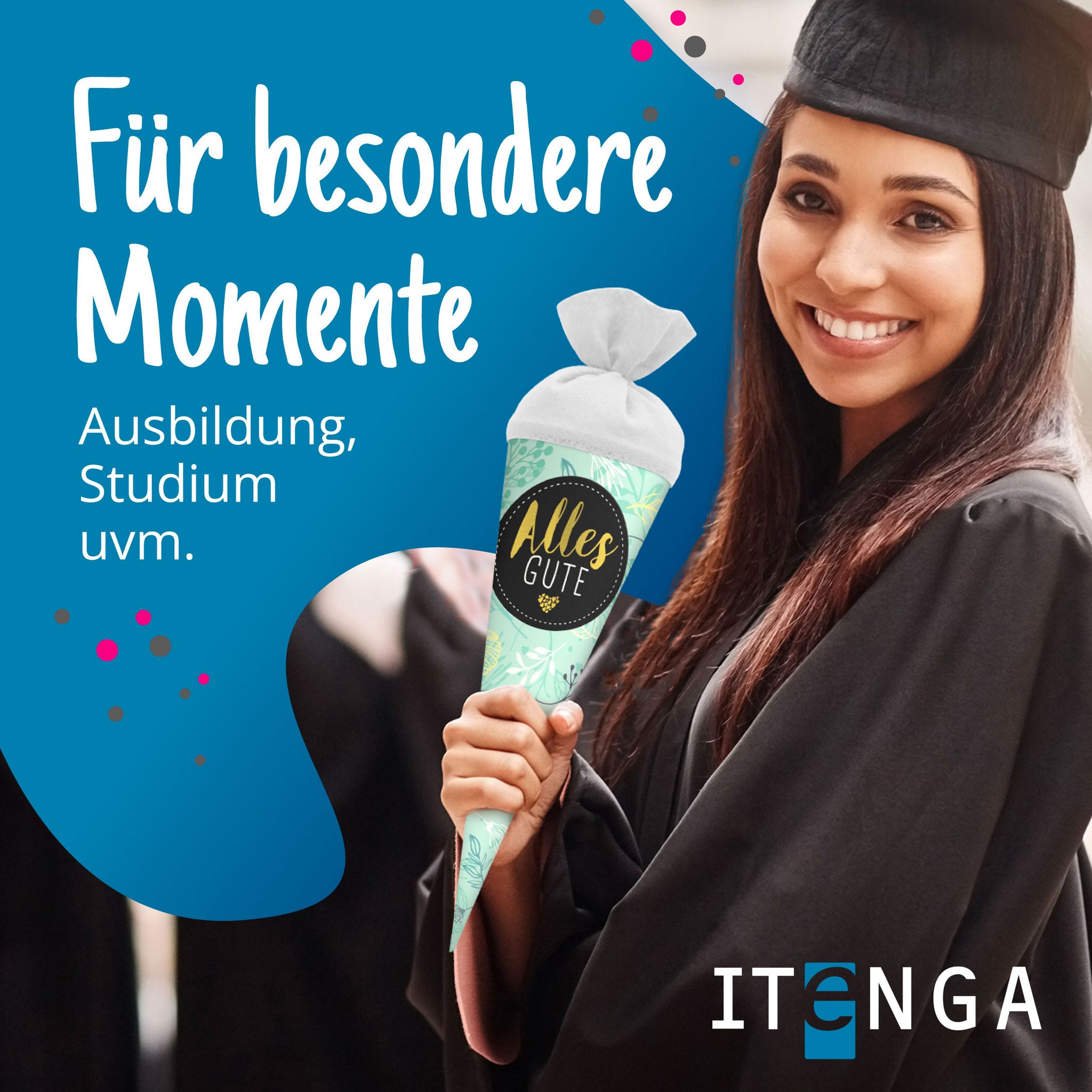 itenga Geschwisterschult�te 35cm Pflanzen ALLES GUTE Ges...