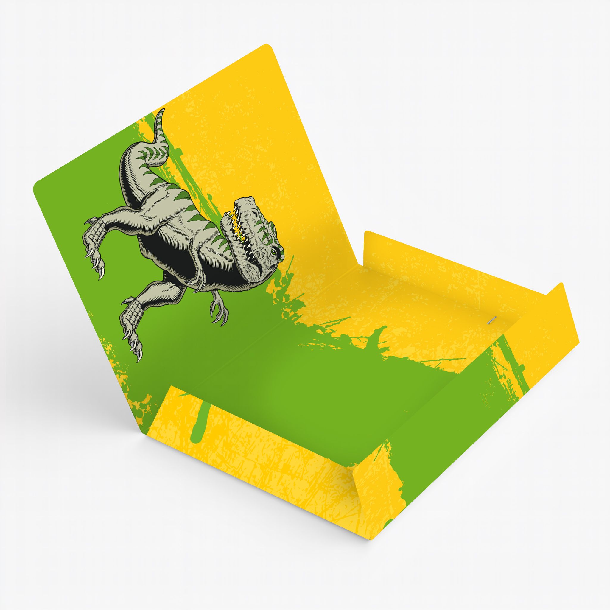 itenga Postmappe Gummizugmappe A4 Motiv T-REX