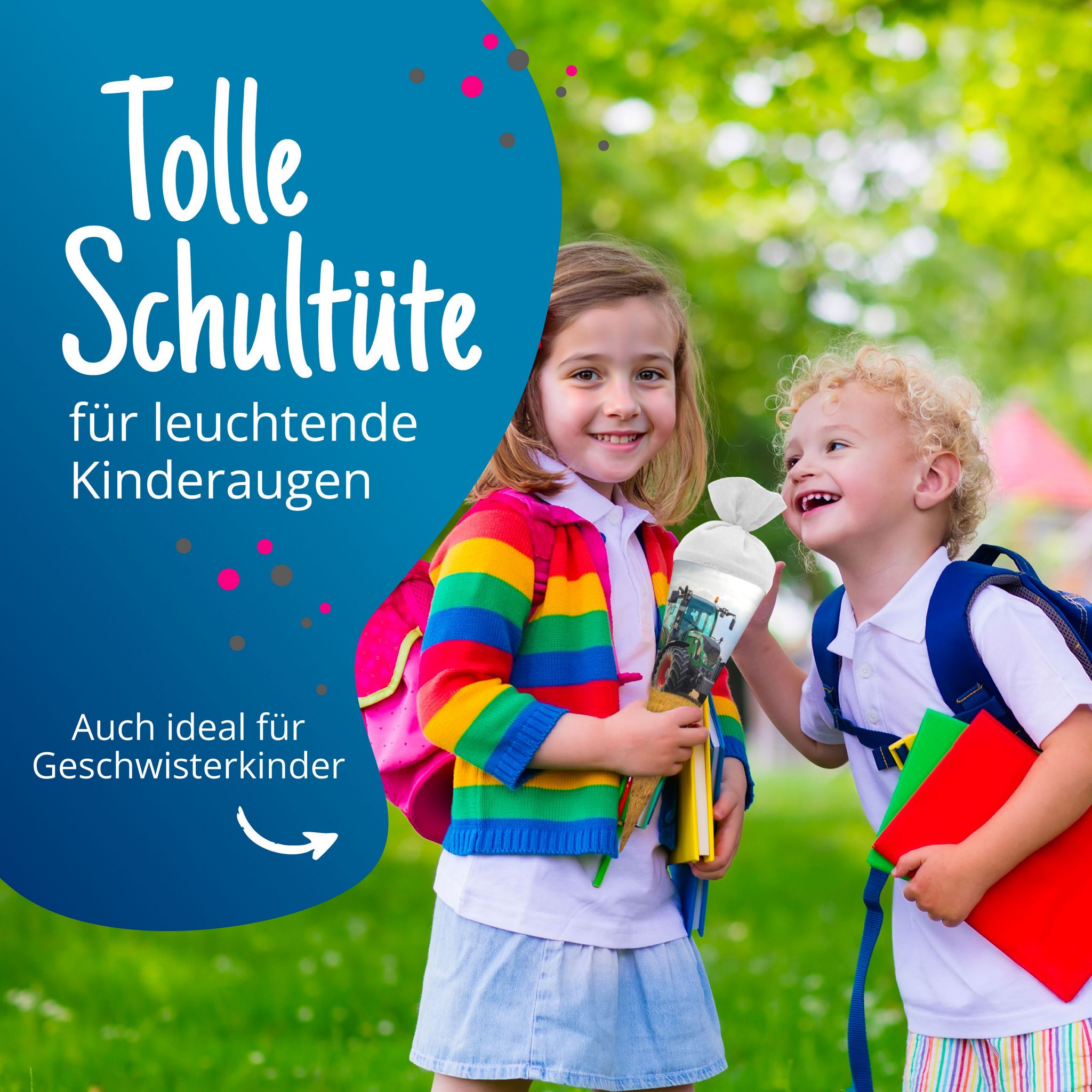 itenga Geschwister Schult�te 35cm Traktor im Feld
