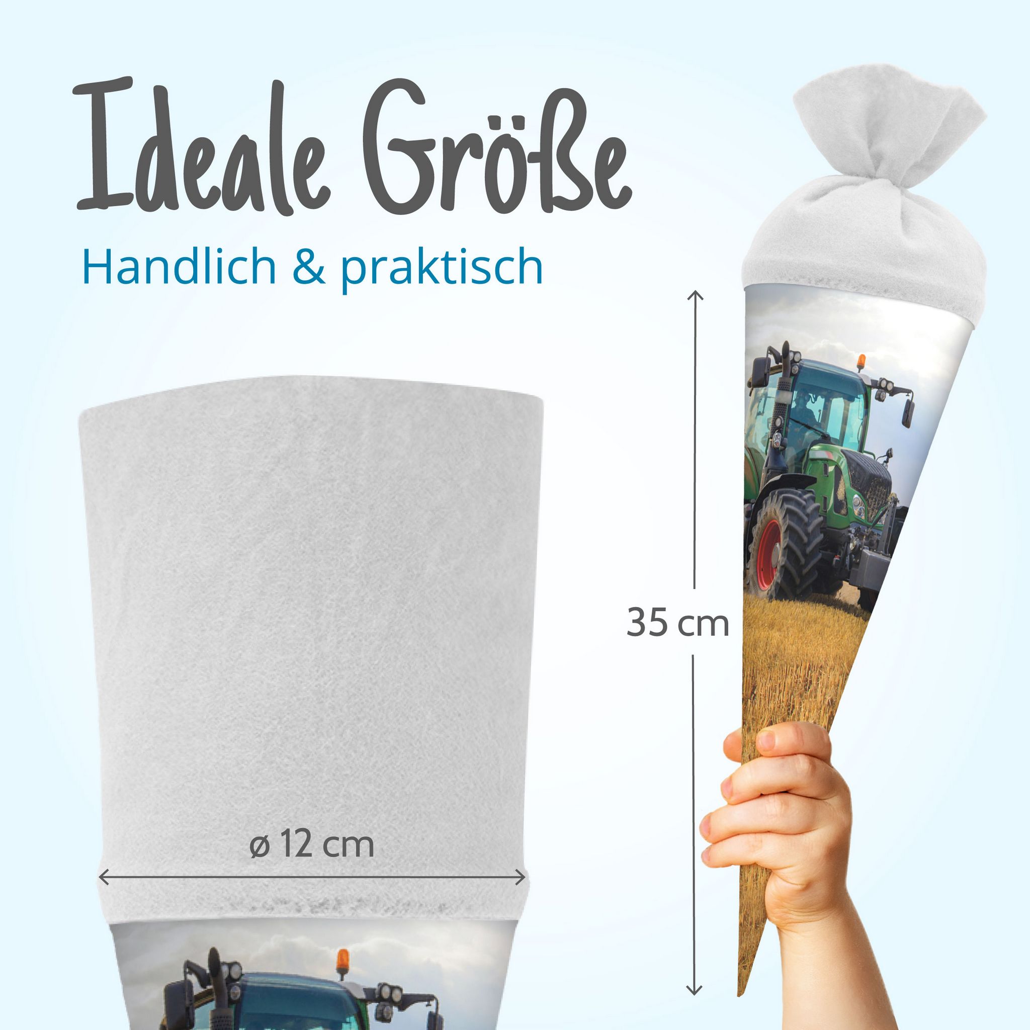 itenga Geschwister Schult�te 35cm Traktor im Feld