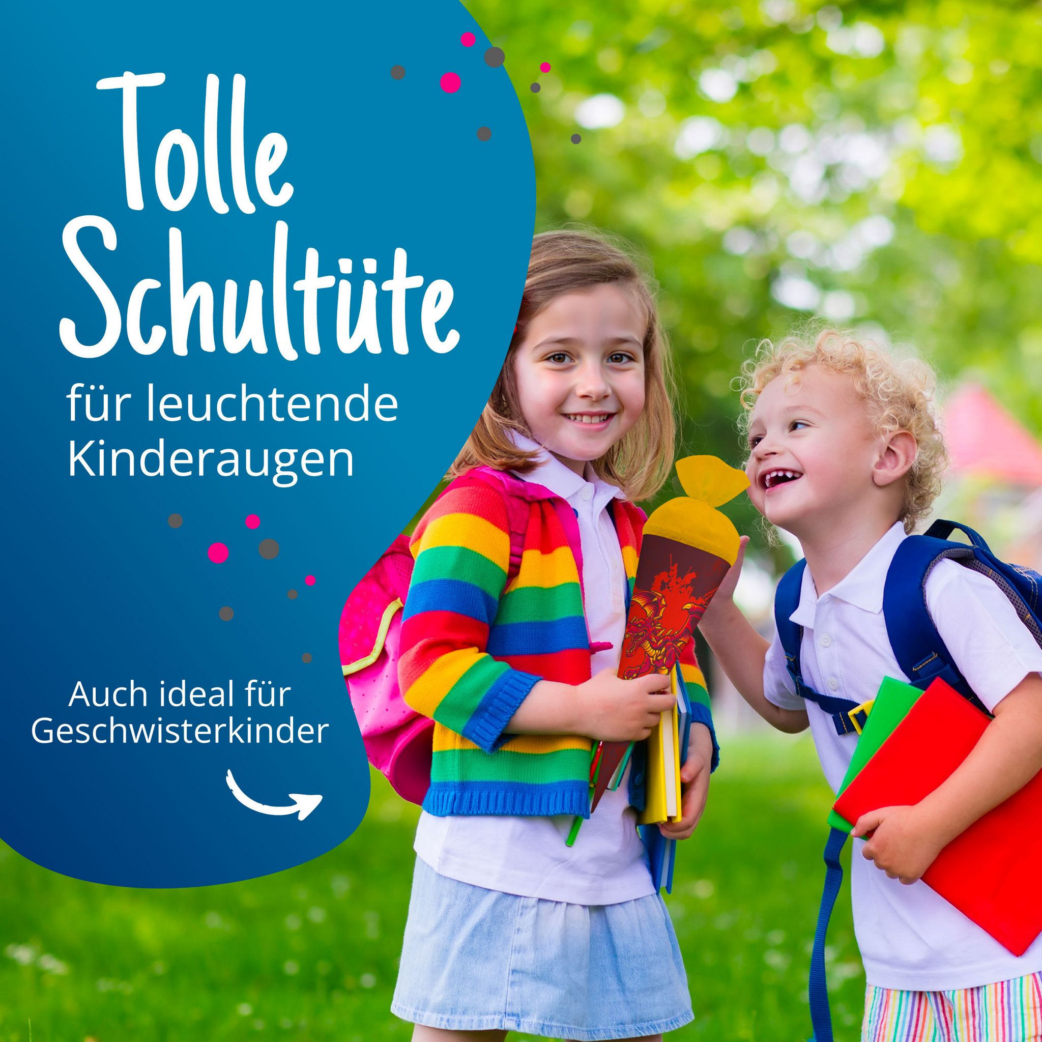 itenga Geschwister Schult�te 35cm Drache