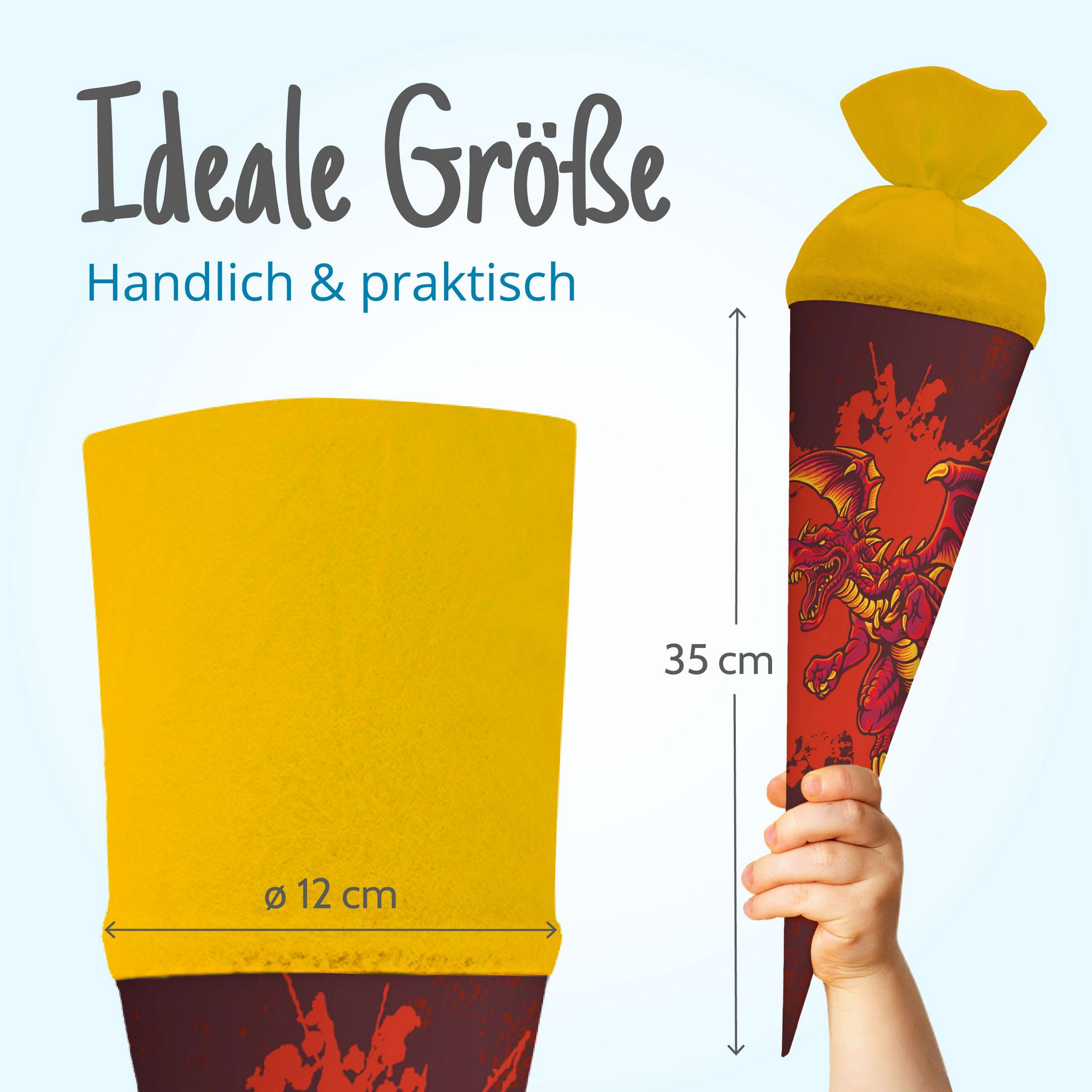 itenga Geschwister Schult�te 35cm Drache