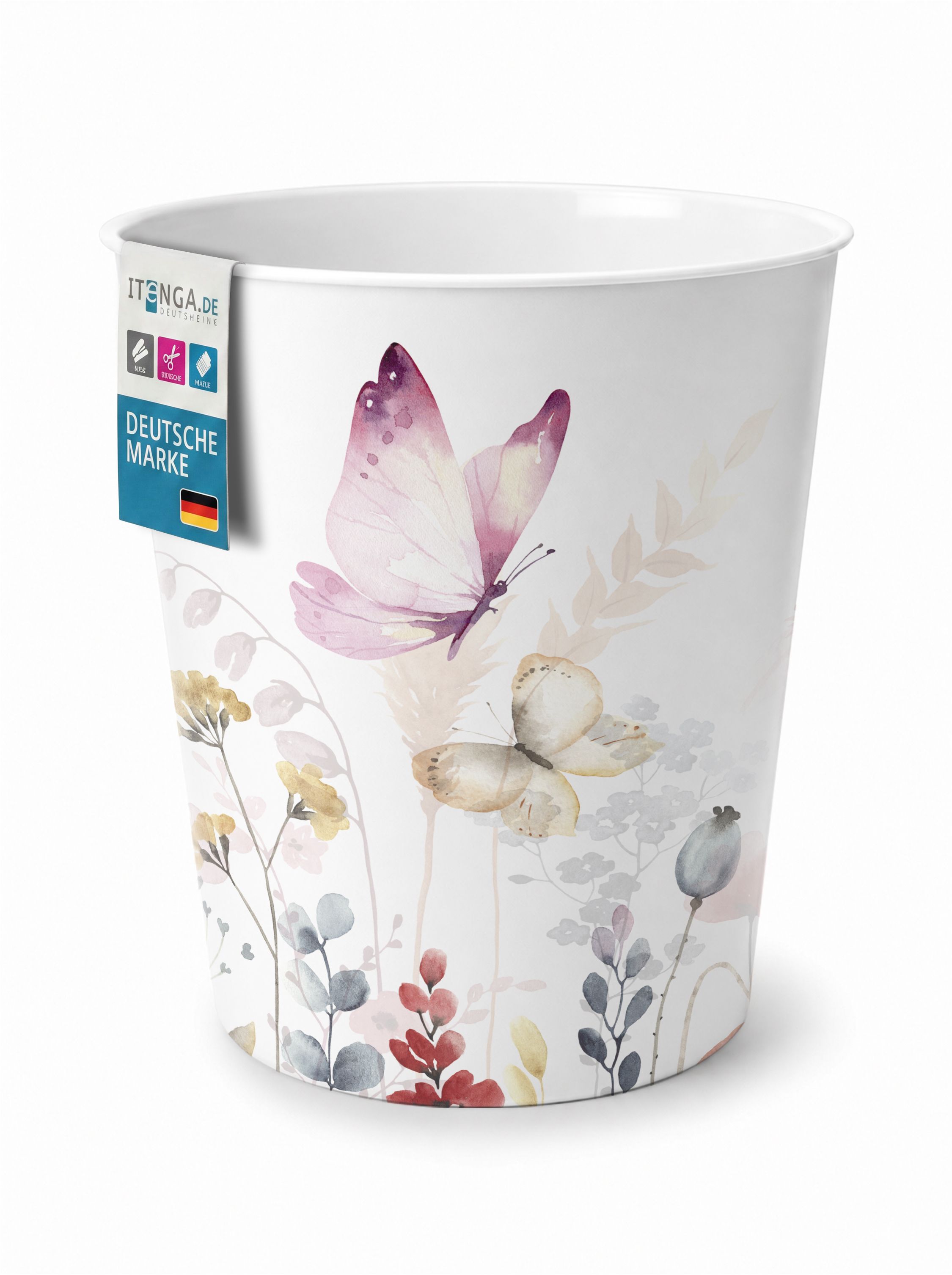 itenga Papierkorb f�r Kinder - Motiv Schmetterling - ca....
