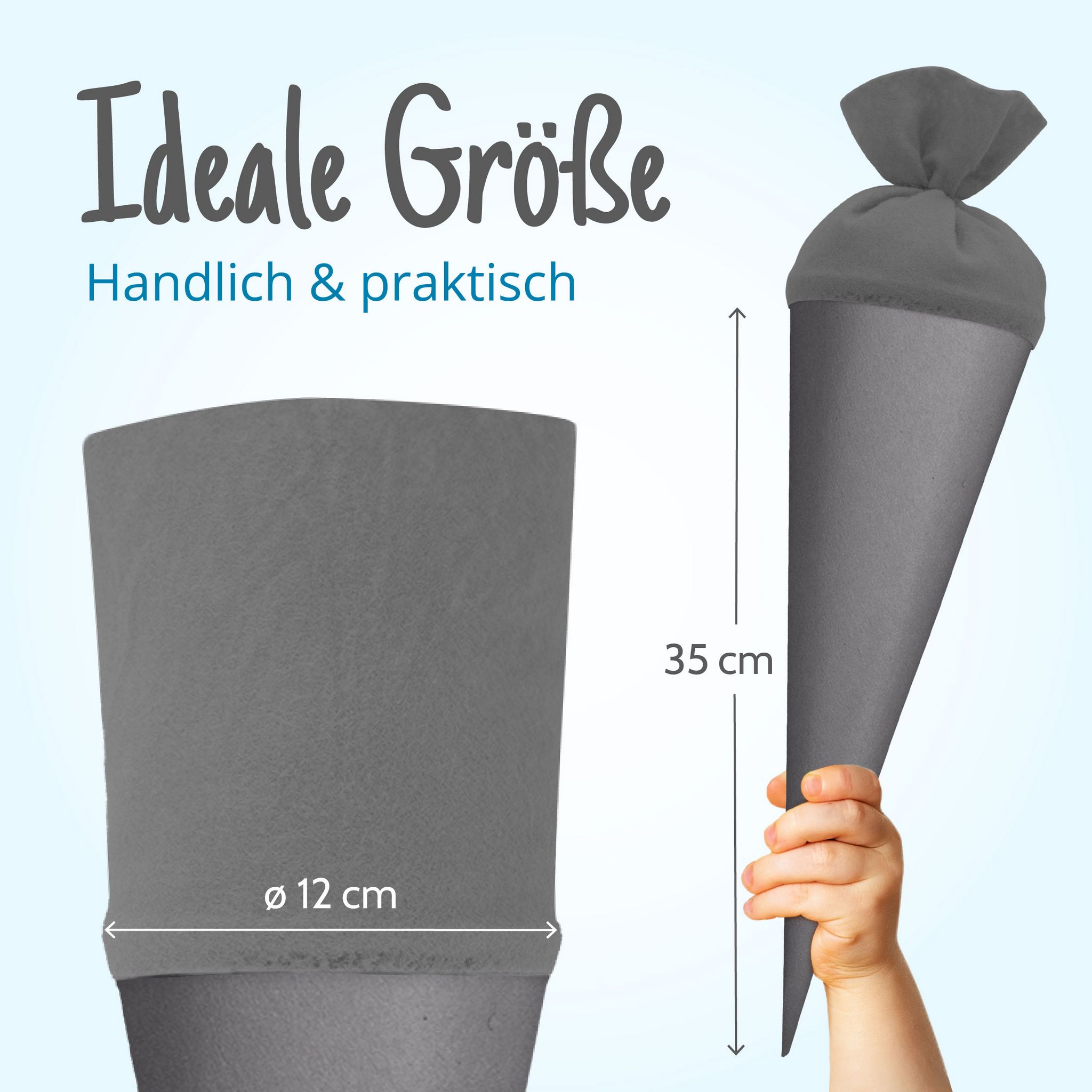 itenga Geschwister - Bastelschult�te 35cm mit Filzversch...