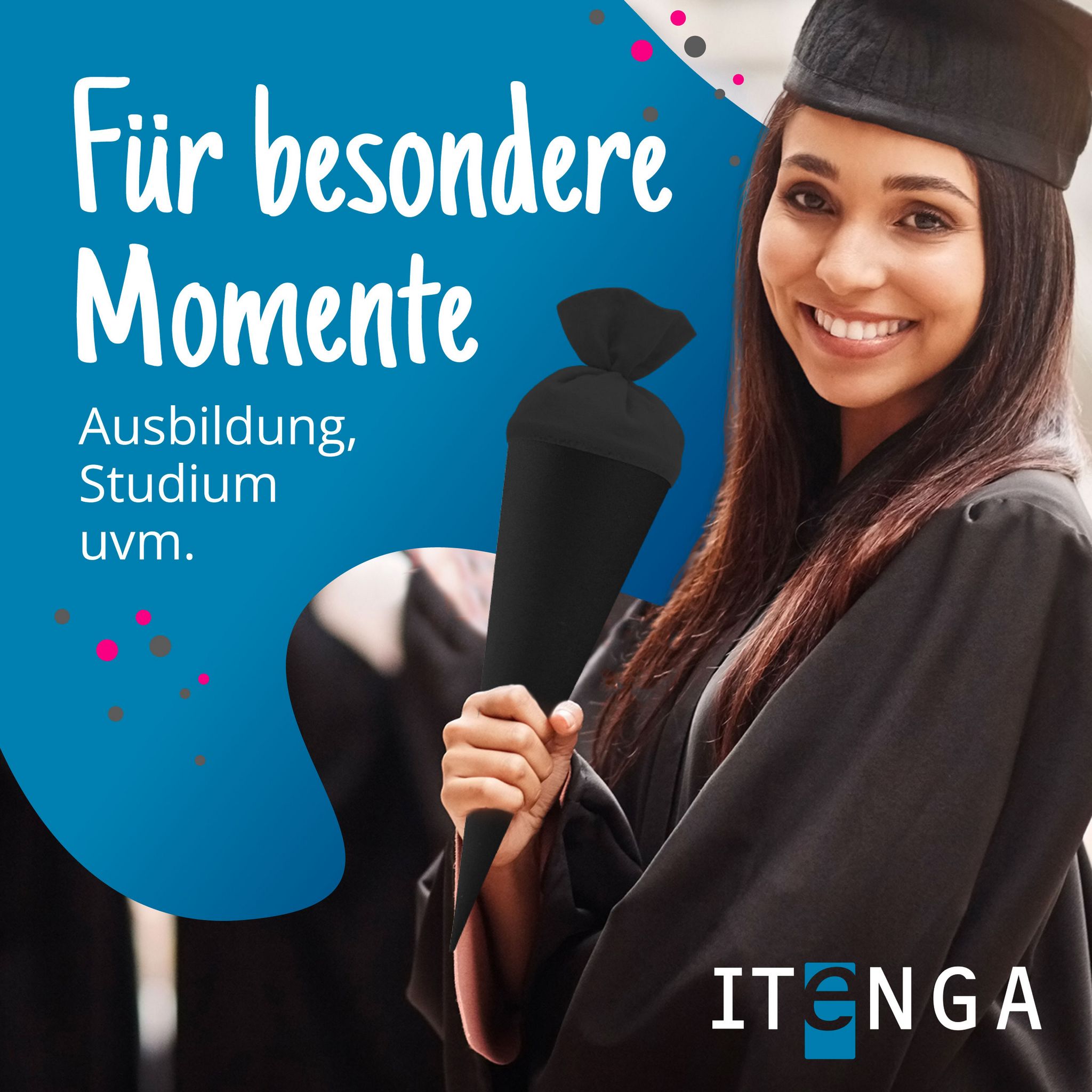 itenga Geschwister - Bastelschult�te 35cm mit Filzversch...