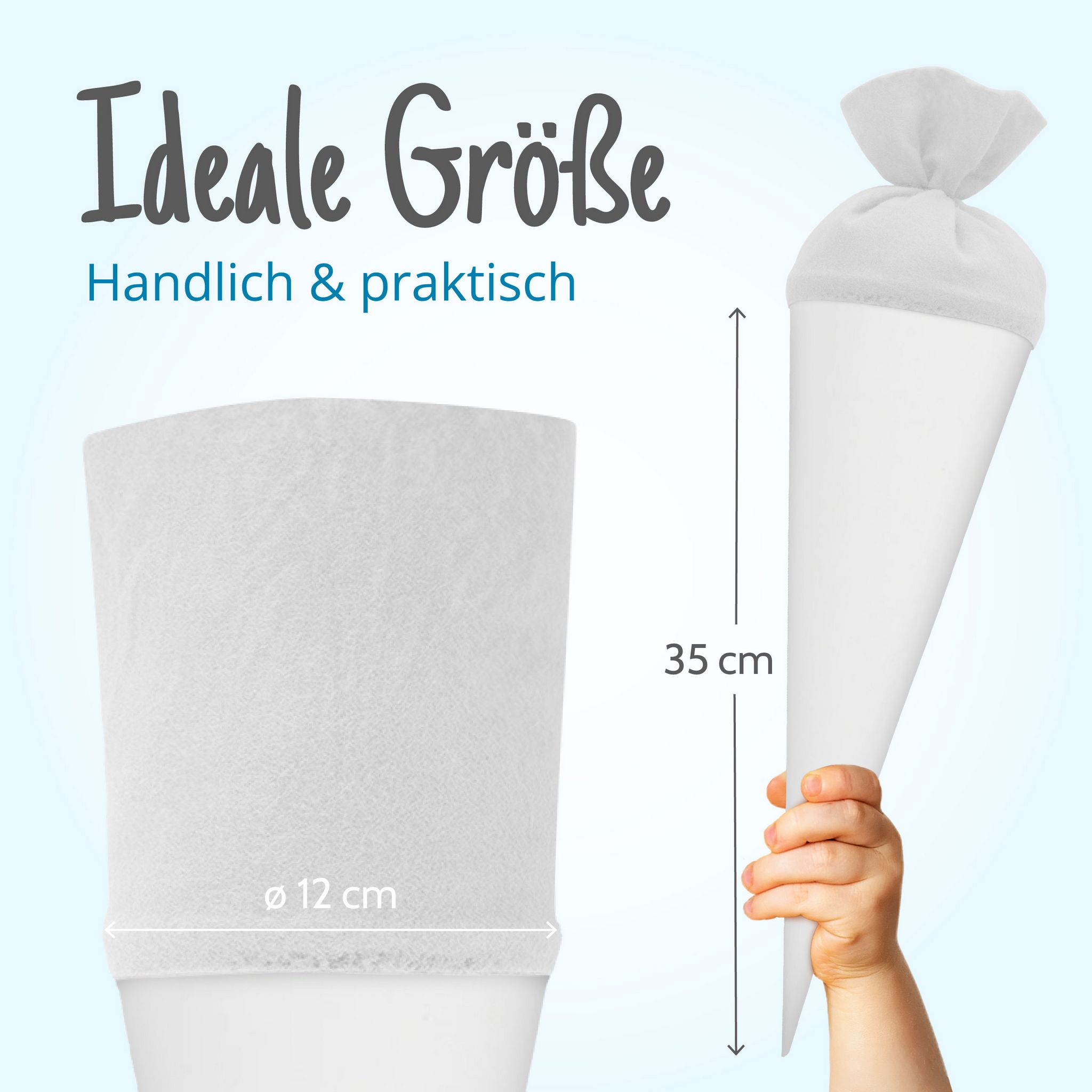 itenga Geschwister - Bastelschult�te 35cm mit Filzversch...