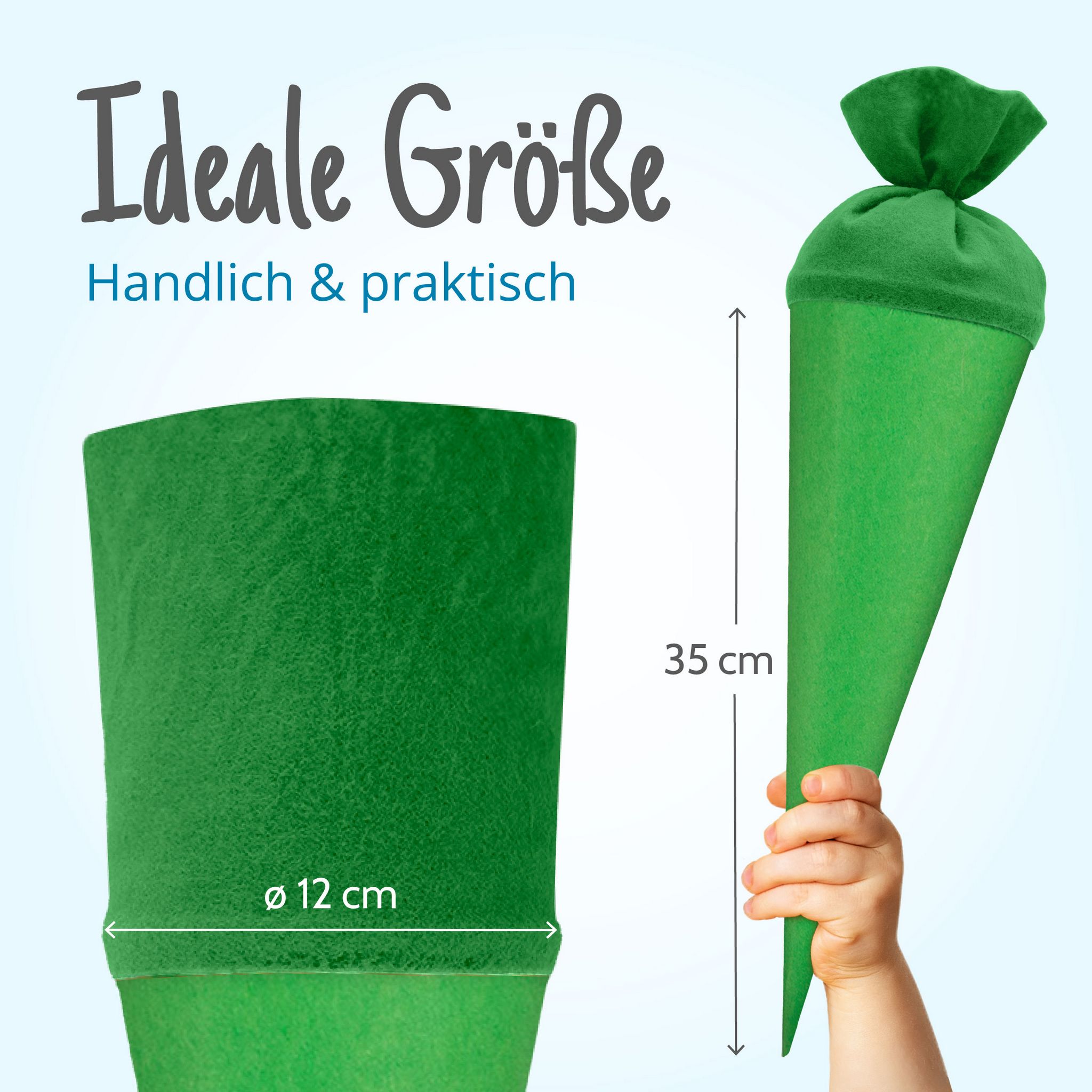 itenga Geschwister - Bastelschult�te 35cm mit Filzversch...