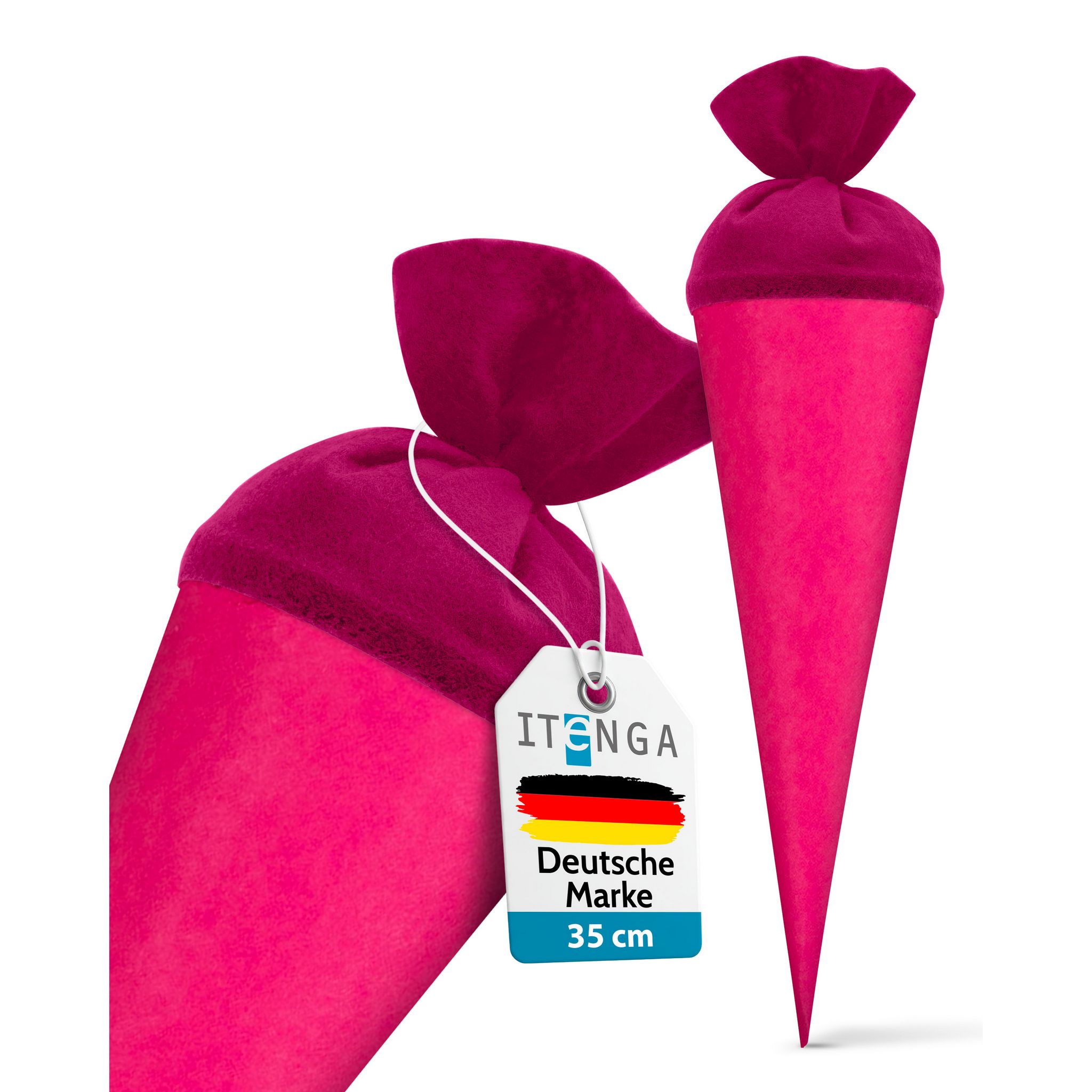itenga Geschwister - Bastelschult�te 35cm mit Filzversch...