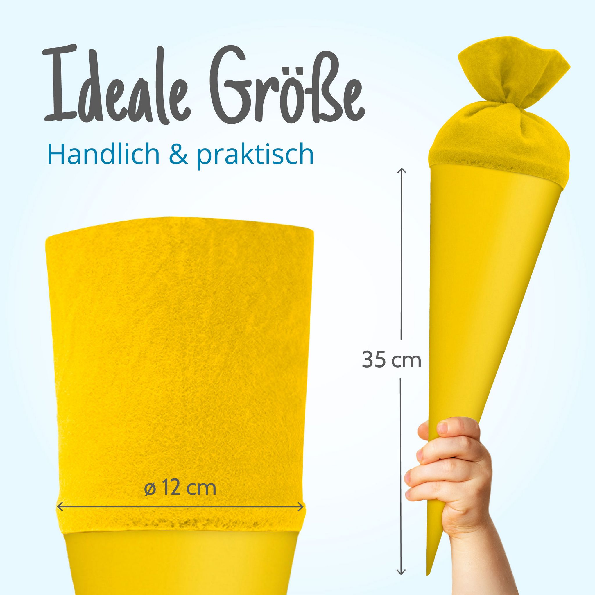 itenga Geschwister - Bastelschult�te 35cm mit Filzversch...