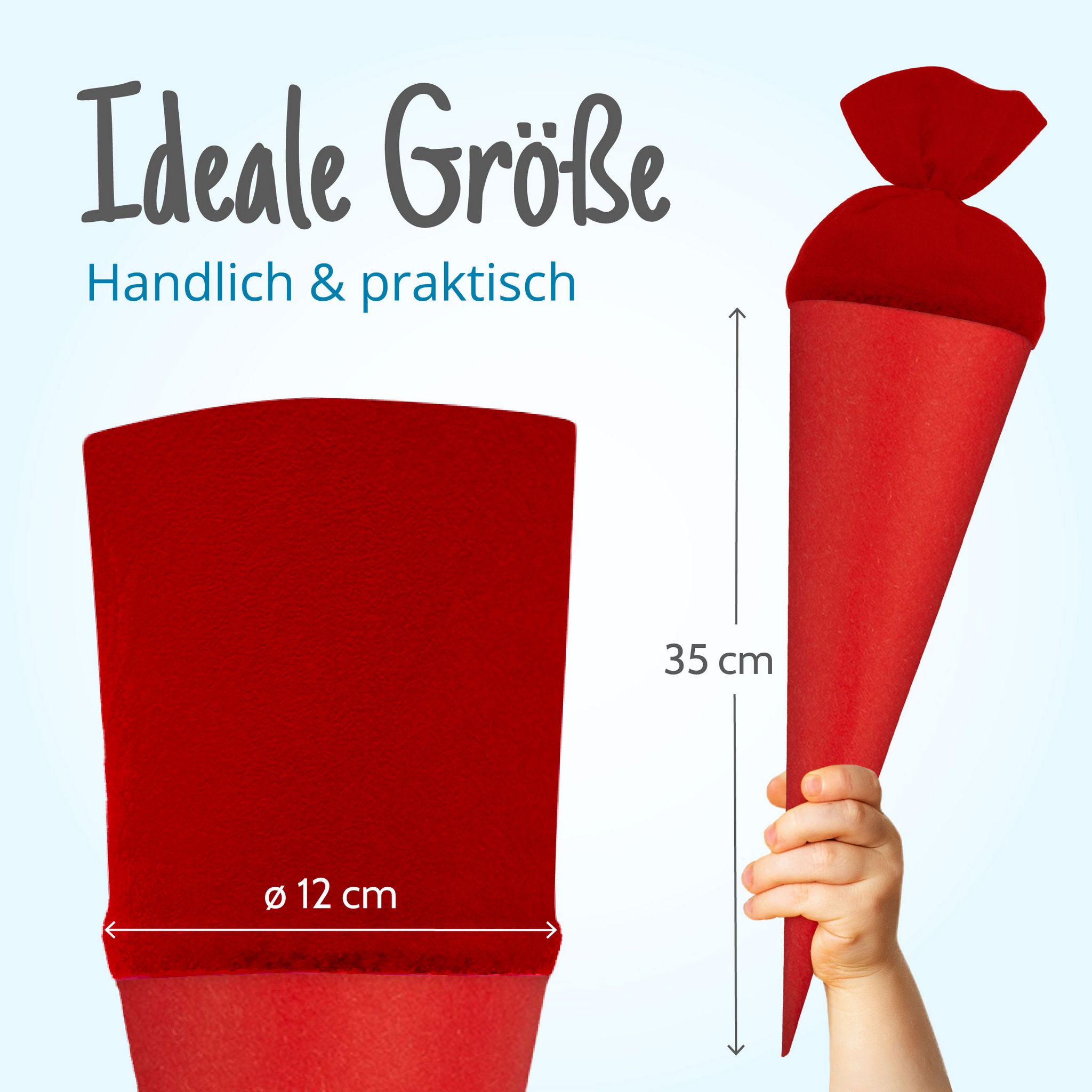 itenga Geschwister - Bastelschult�te 35cm mit Filzversch...