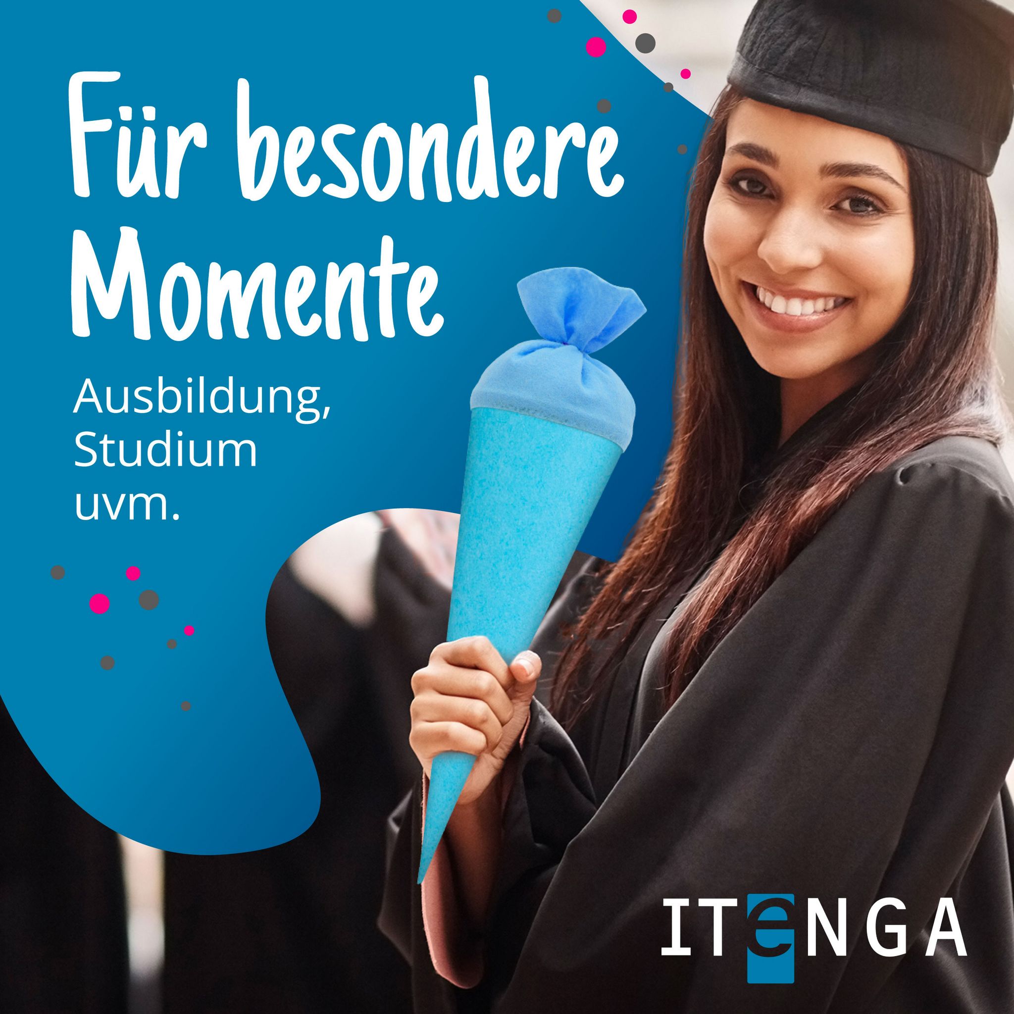 itenga Geschwister - Bastelschult�te 35cm mit Filzversch...