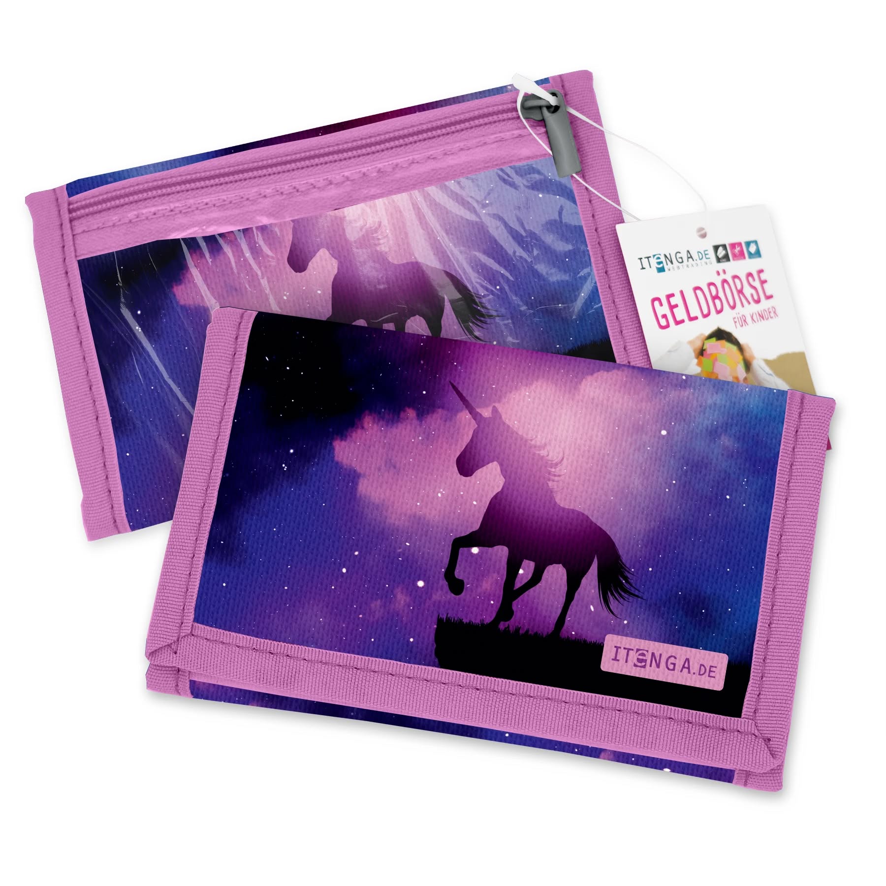 ITENGA Brustbeutel - EINHORN - Geld Beutel B�rse Schlauf...