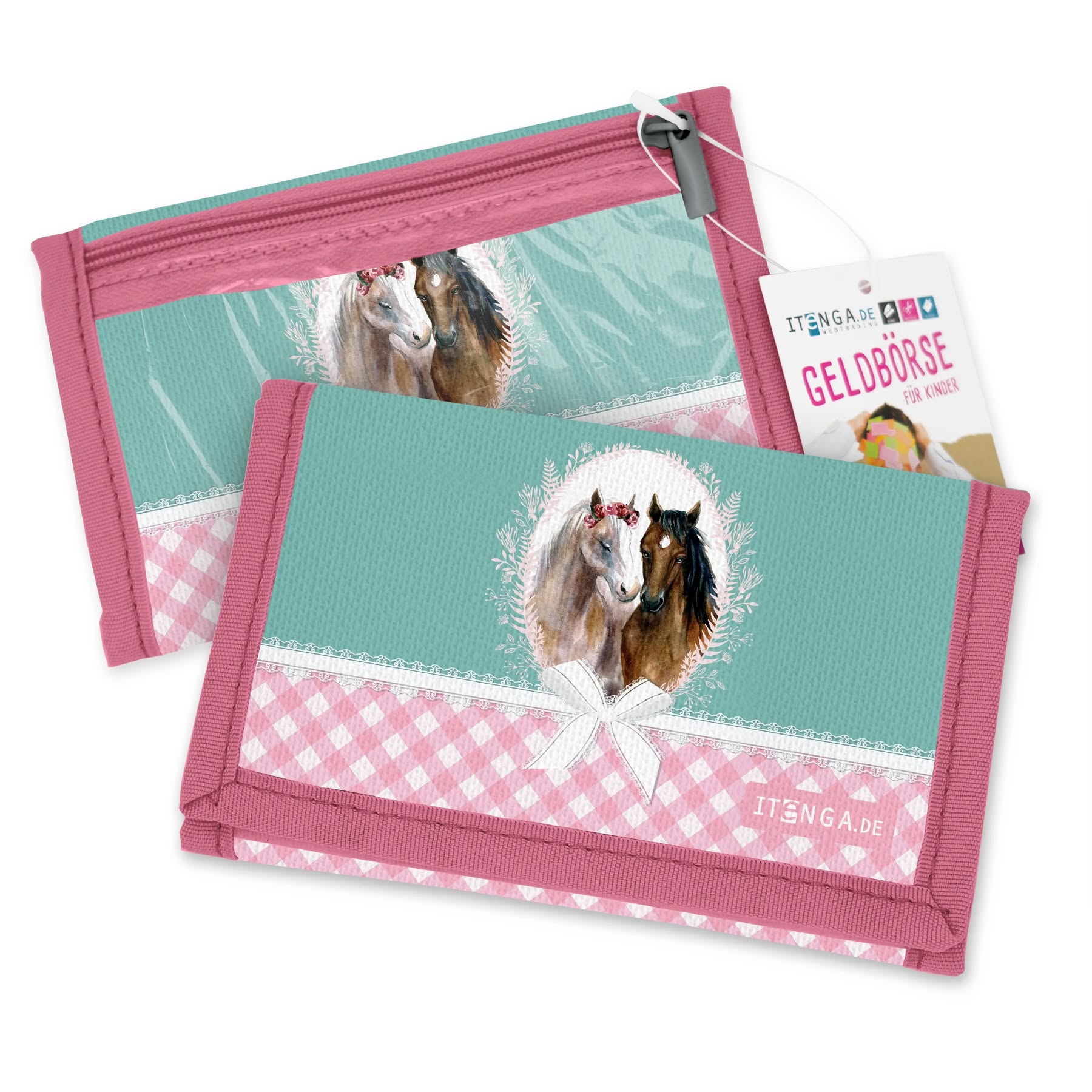 itenga Schult�te 85cm mit Brustbeutel Set PFERDE