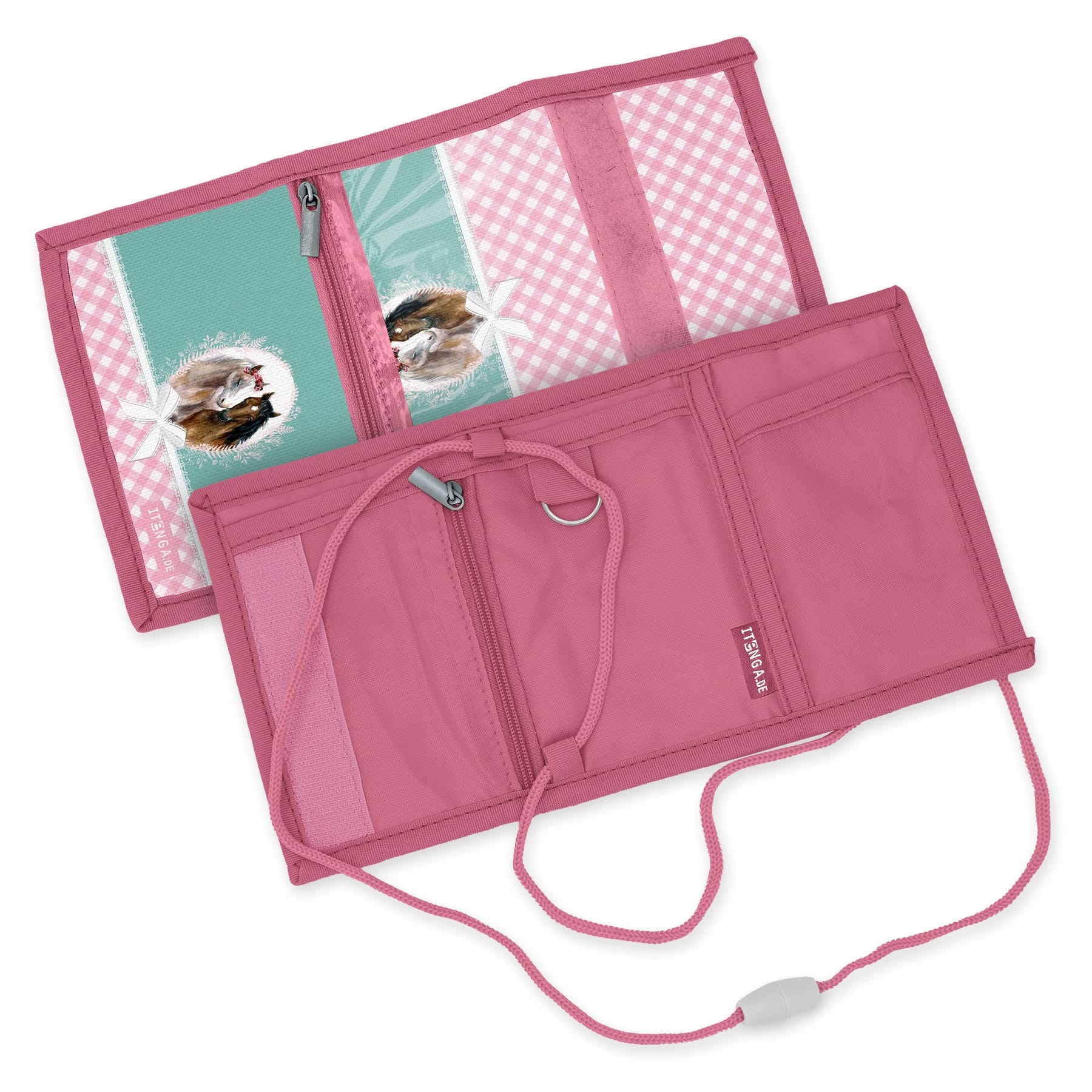 itenga Schult�te 85cm mit Brustbeutel Set PFERDE