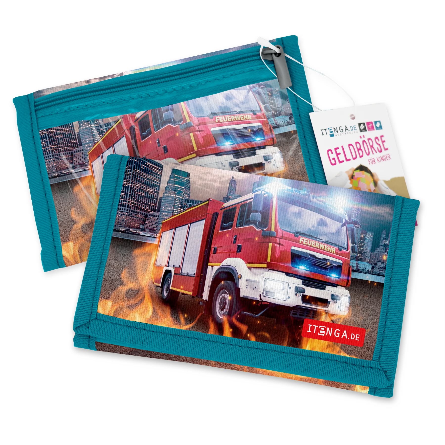 itenga Schult�te 85cm mit Brustbeutel Set FEUERWEHR