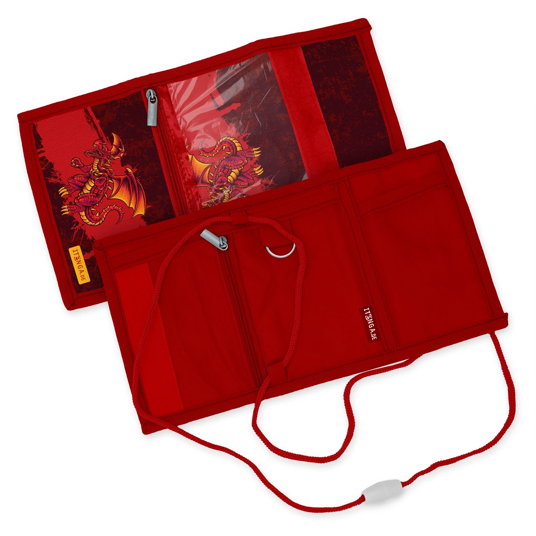 itenga Schult�te 85cm mit Brustbeutel Set DRACHE