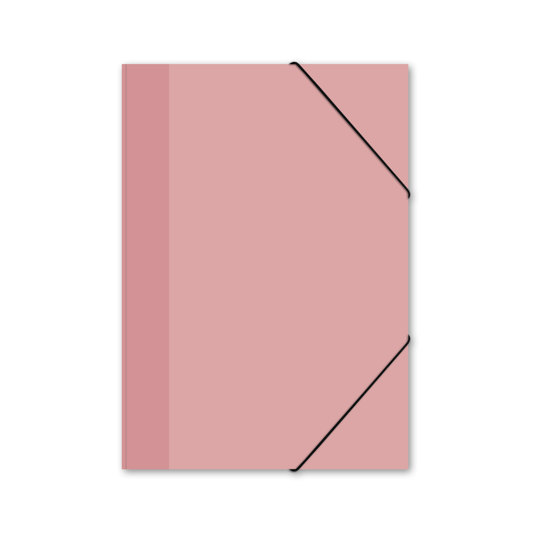 ITENGA Gummizugmappe Sammelmappe A4 Karton pastellrosa K...