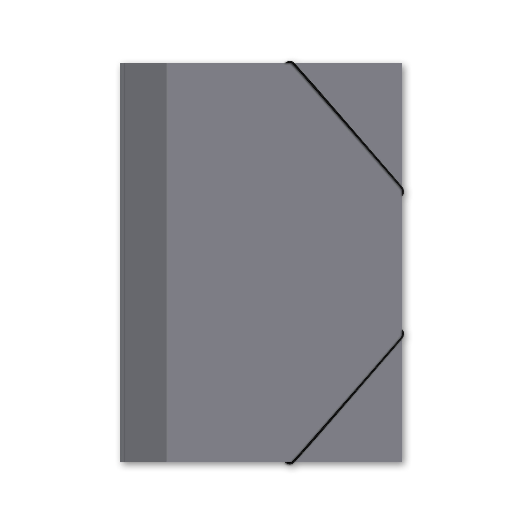 ITENGA Gummizugmappe Sammelmappe A4 Karton grau Karton