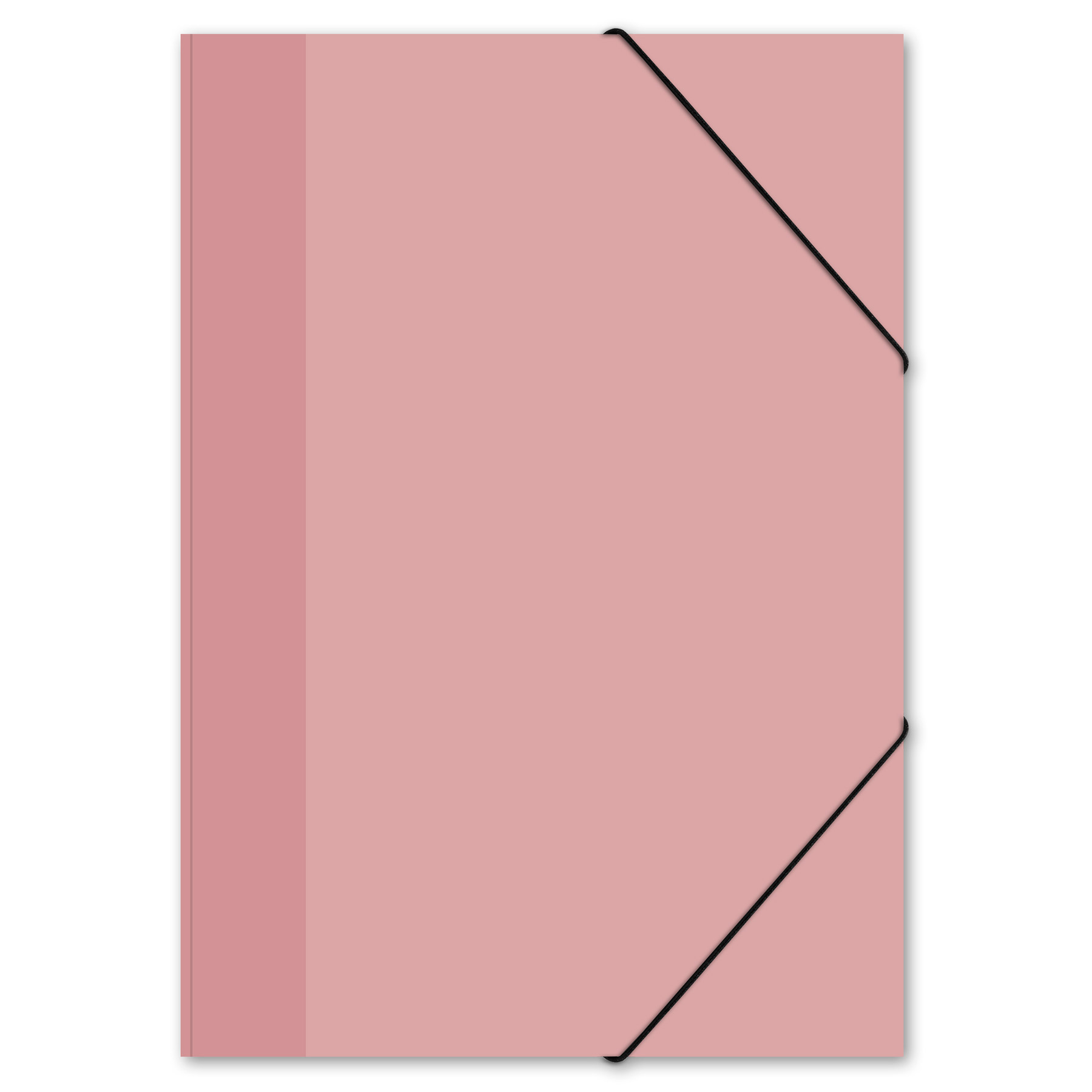 ITENGA Gummizugmappe Zeichenmappe A3 Karton Pastell Rosa