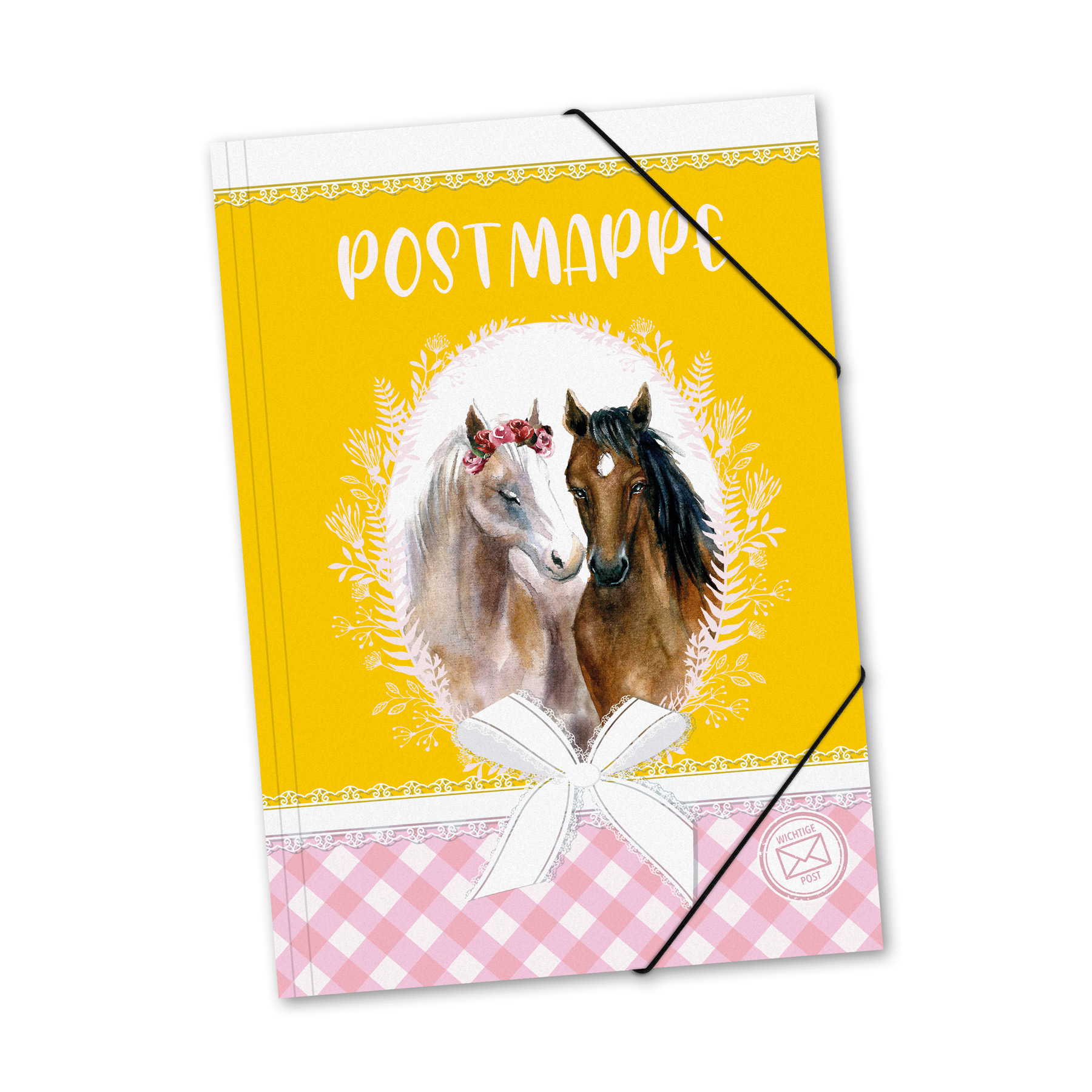 itenga Postmappe A4 PP Motiv PFERDE Portrait aus langleb...