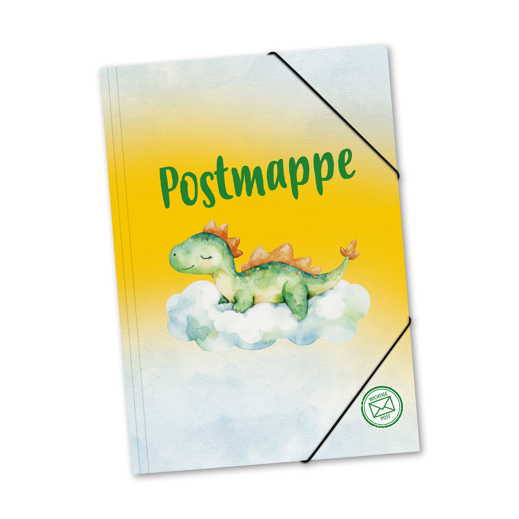 itenga Postmappe A4 PP Motiv DINO Aquarell aus langlebig...