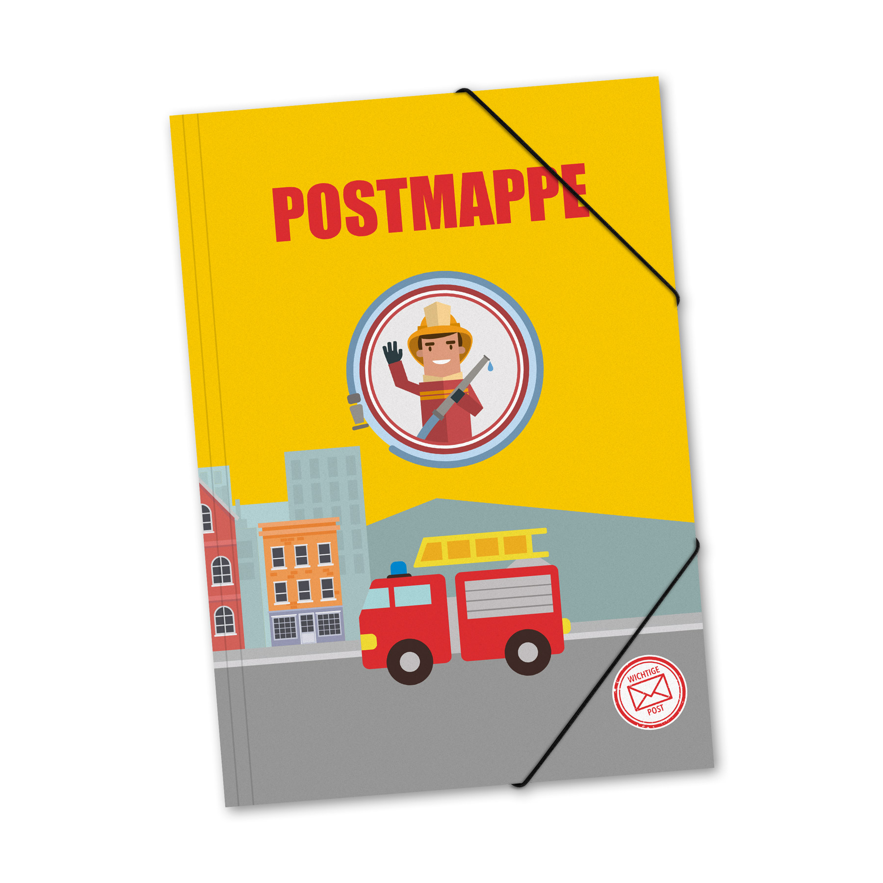 itenga Postmappe A4 PP Motiv FEUERWEHRMANN aus langlebig...