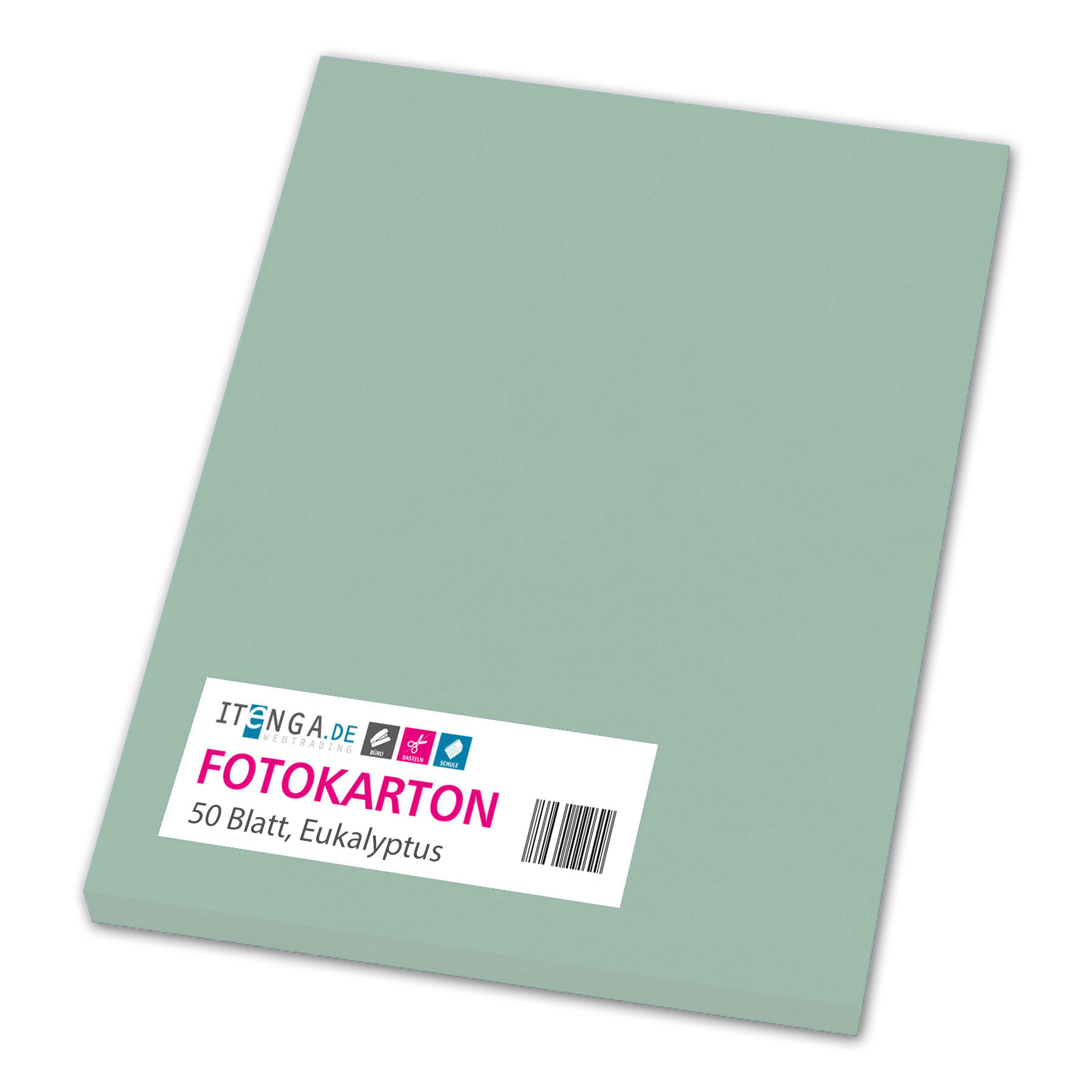 itenga Fotokarton A4 EUKALYPTUS 50 Blatt 300 g/qm