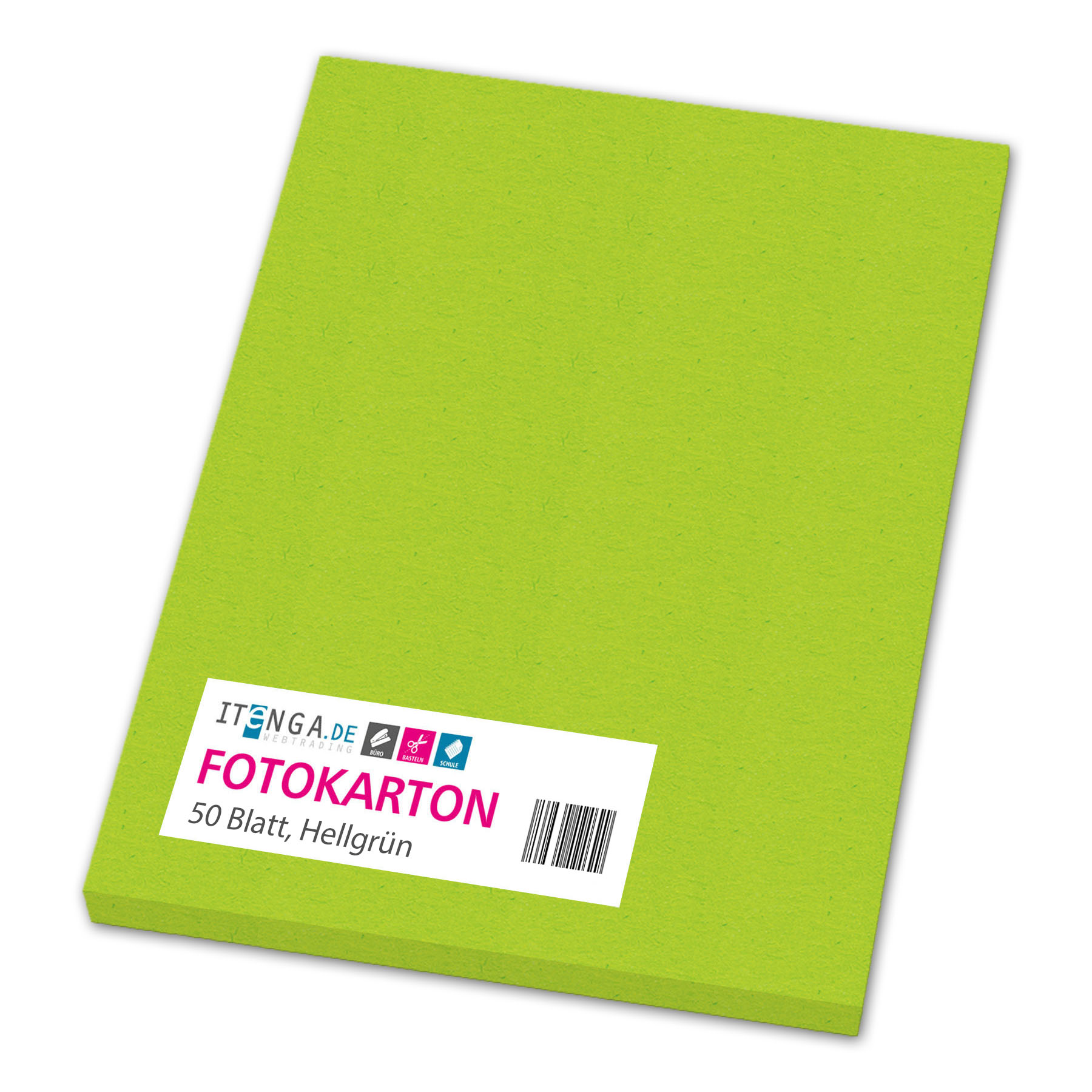 itenga Fotokarton A4 HELLGR�N 50 Blatt 300 g/qm
