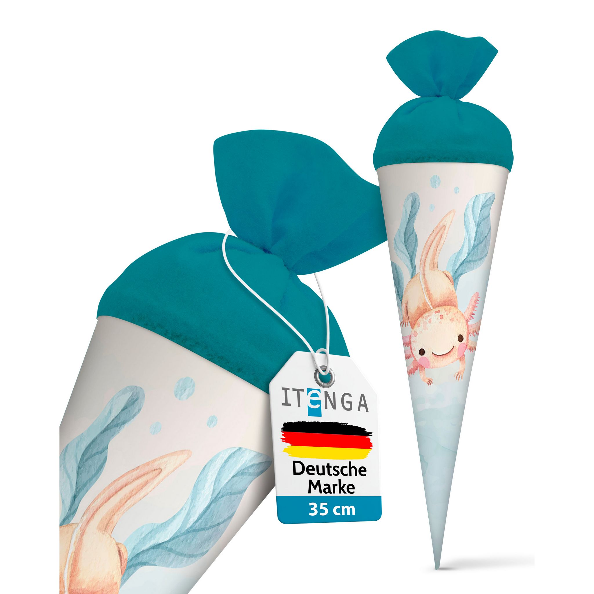 itenga Geschwister Schult�te 35cm Axolotl