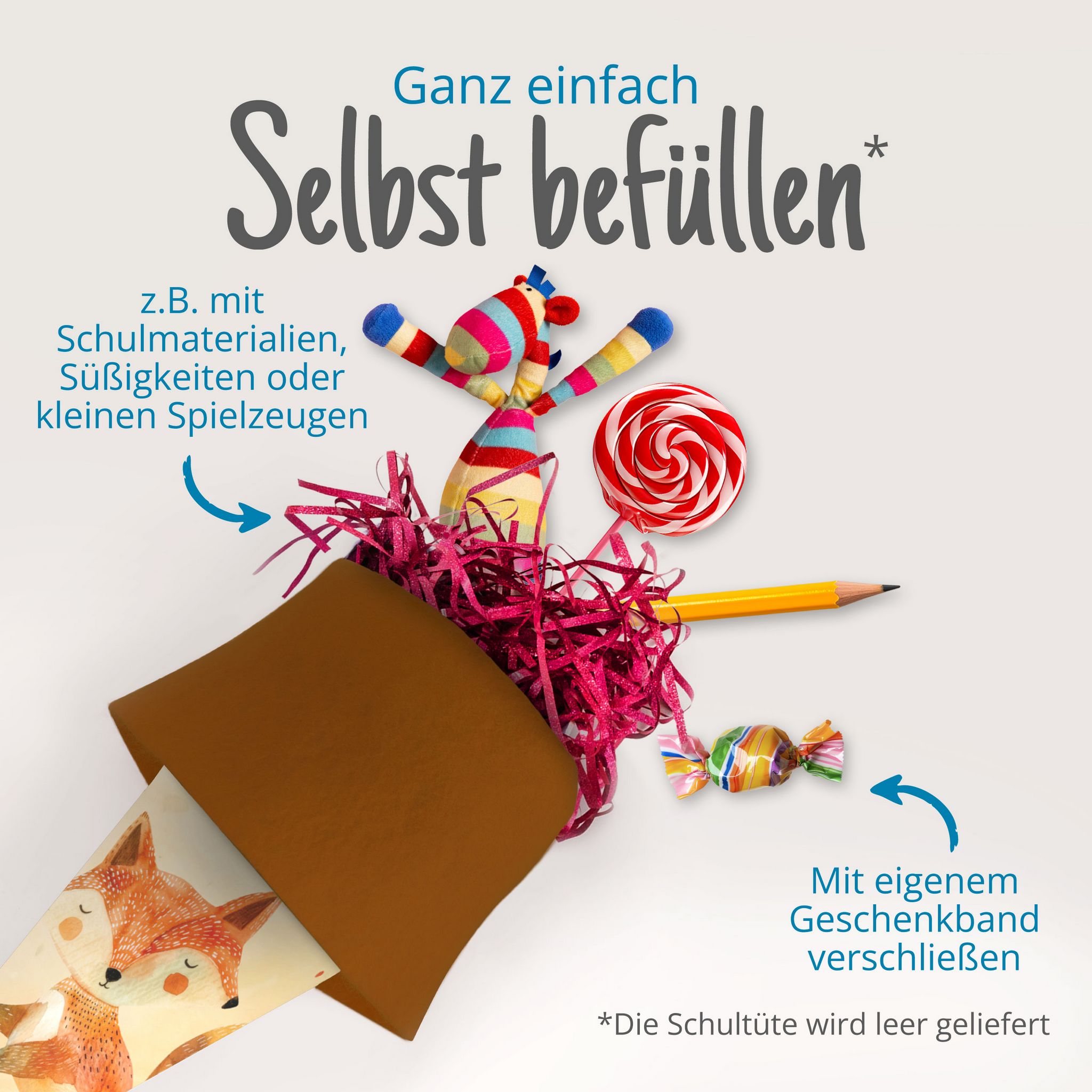 itenga Geschwister Schult�te 35cm Fuchs