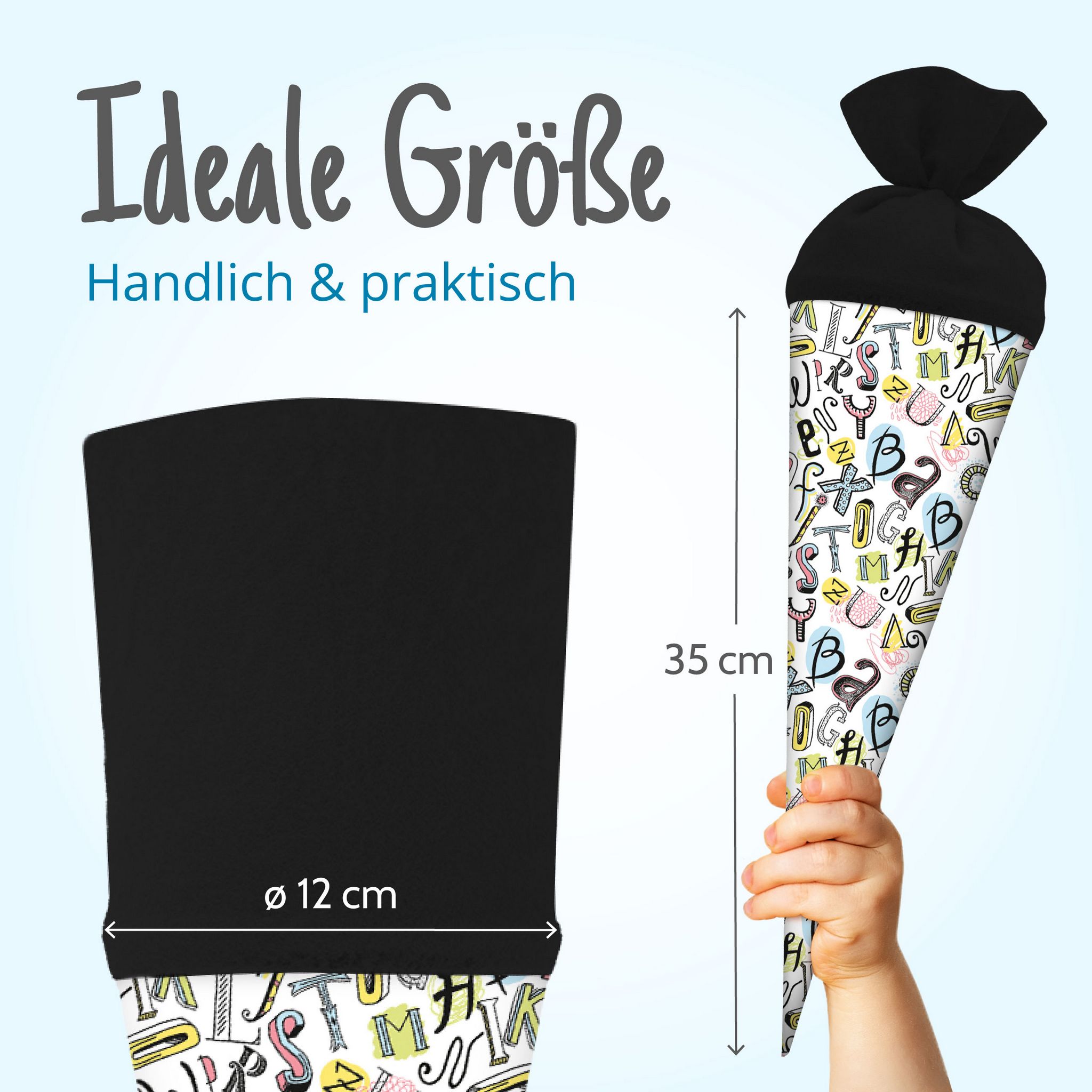 itenga Geschwister Schult�te 35cm Buchstaben Kunst