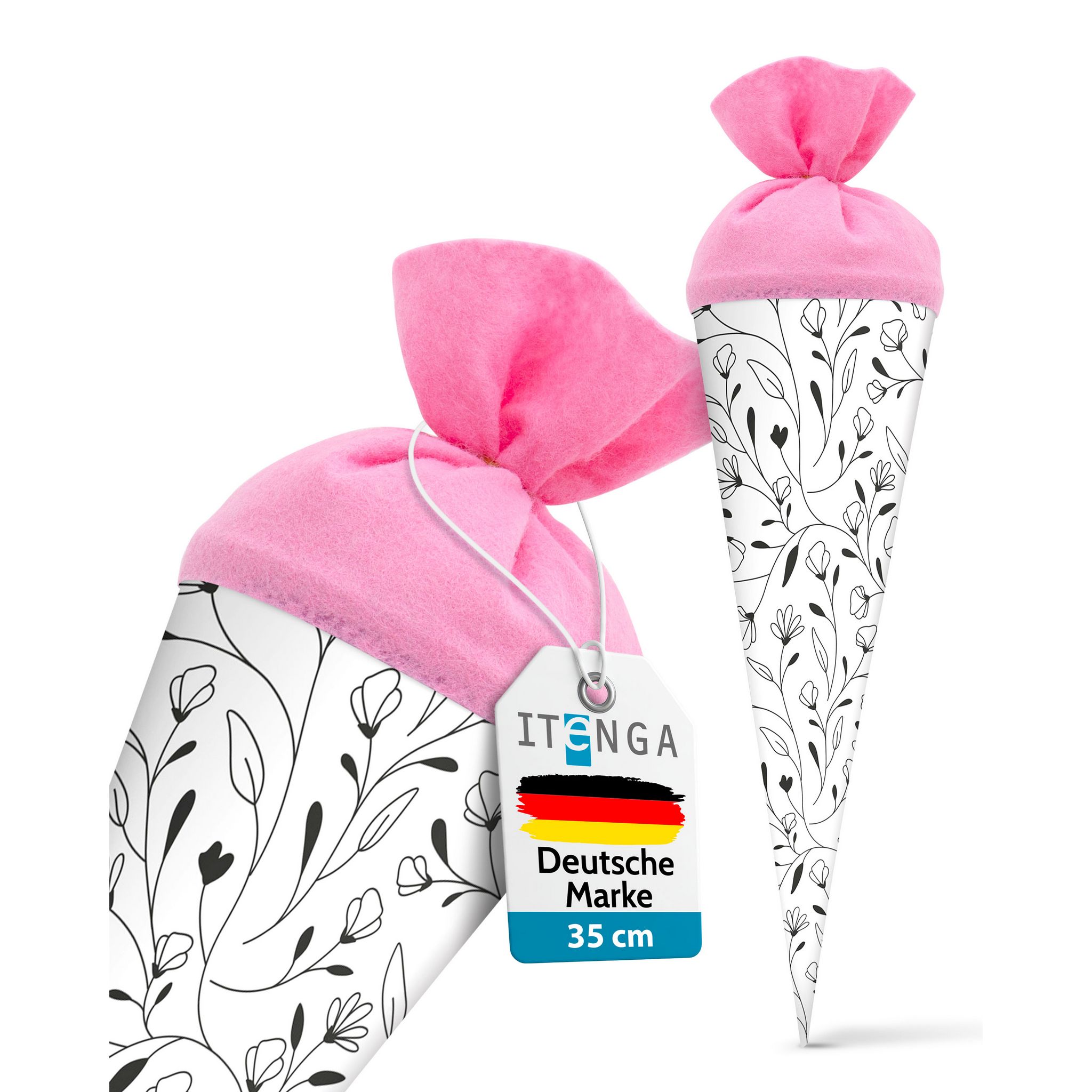itenga Geschwister Schult�te 35cm florales Muster
