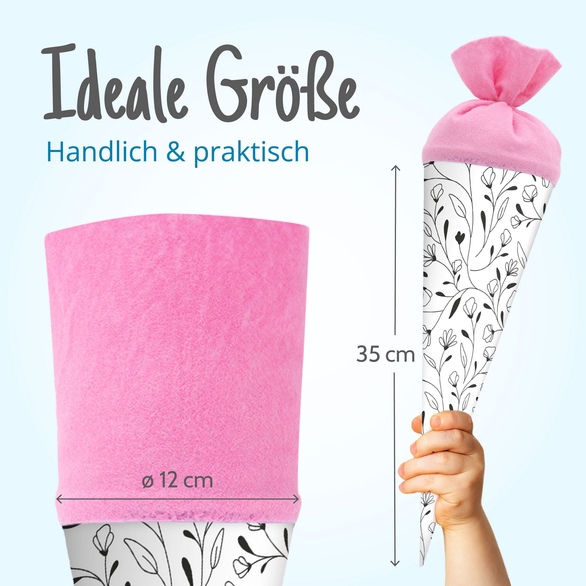 itenga Geschwister Schult�te 35cm florales Muster