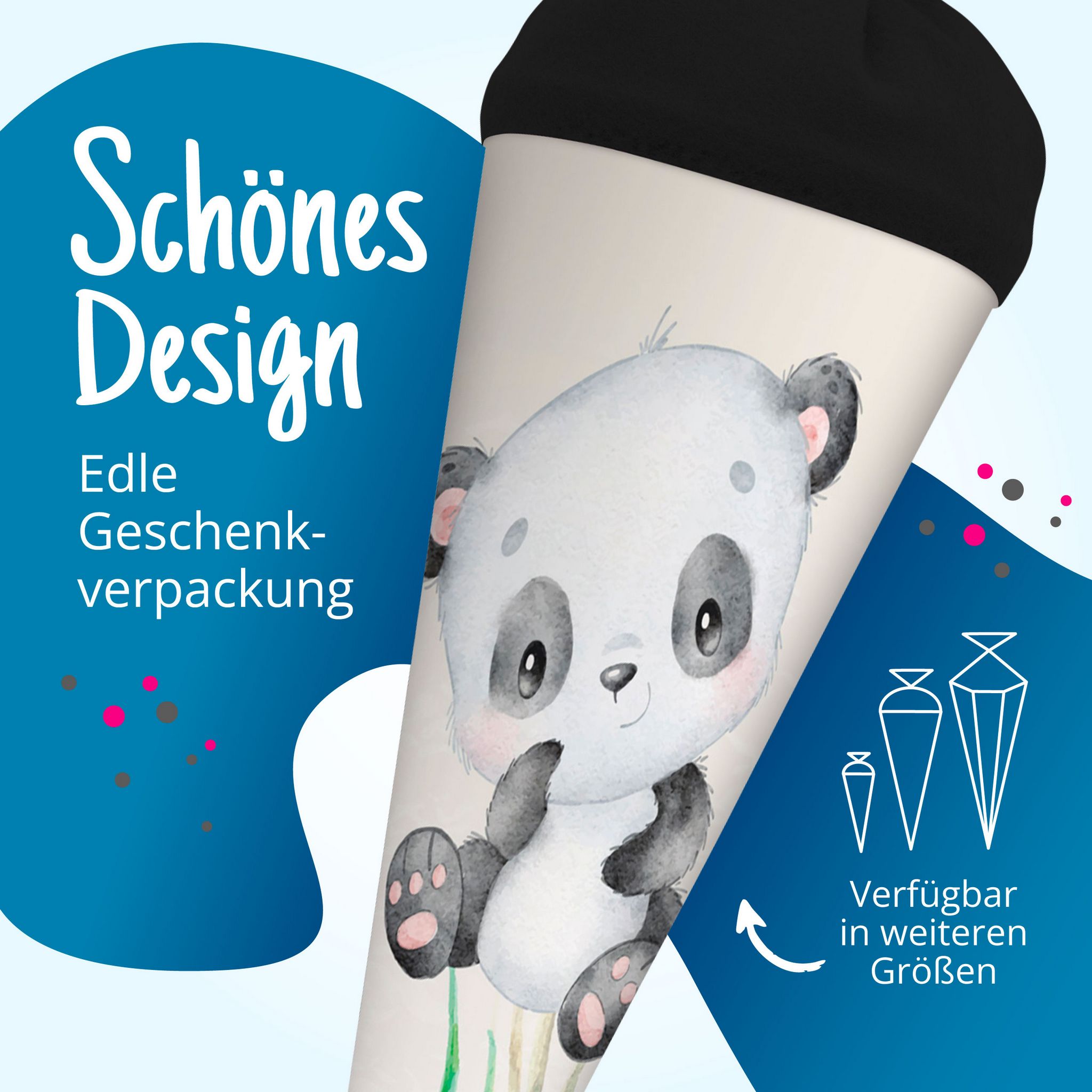 itenga Geschwister Schult�te 35cm Panda