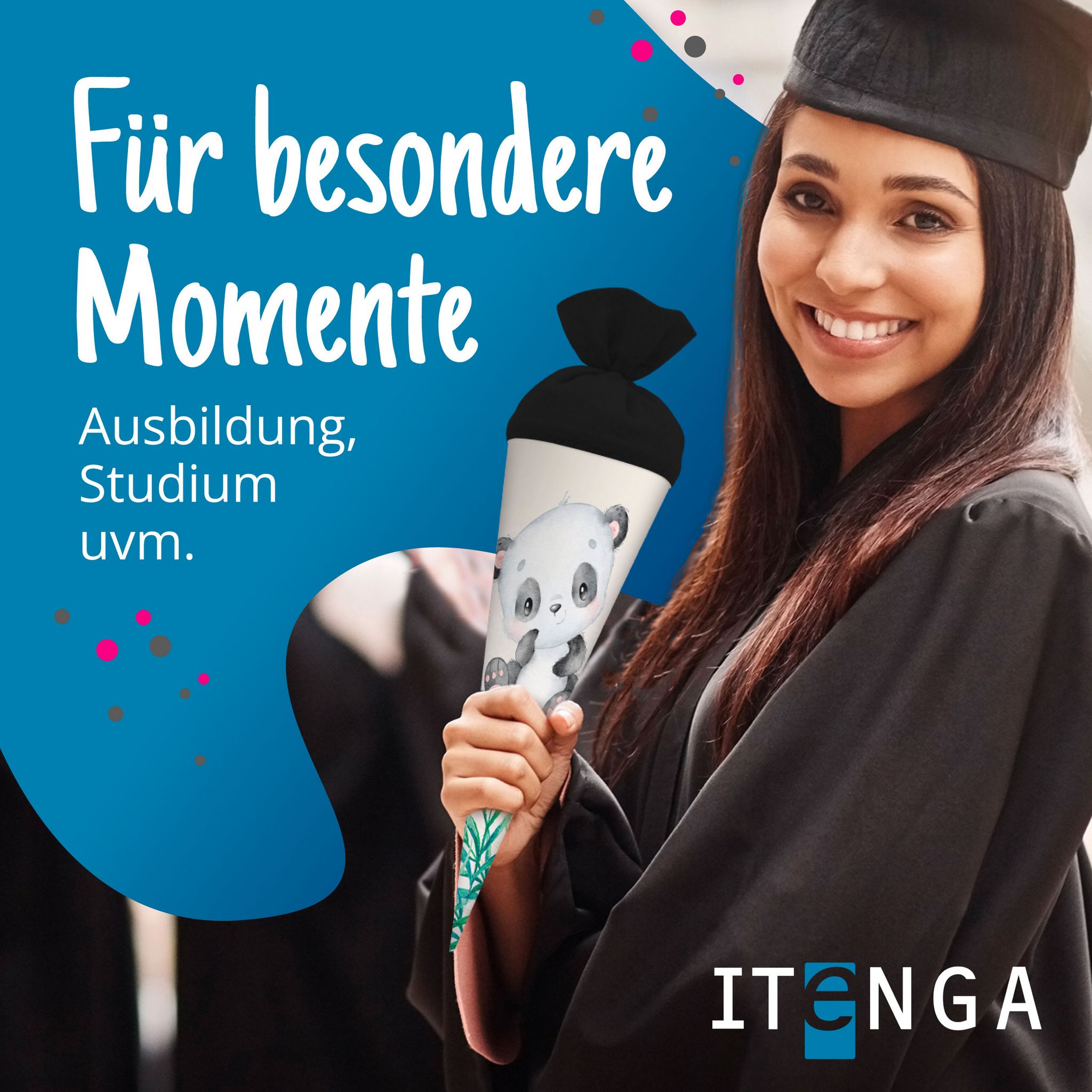 itenga Geschwister Schult�te 35cm Panda