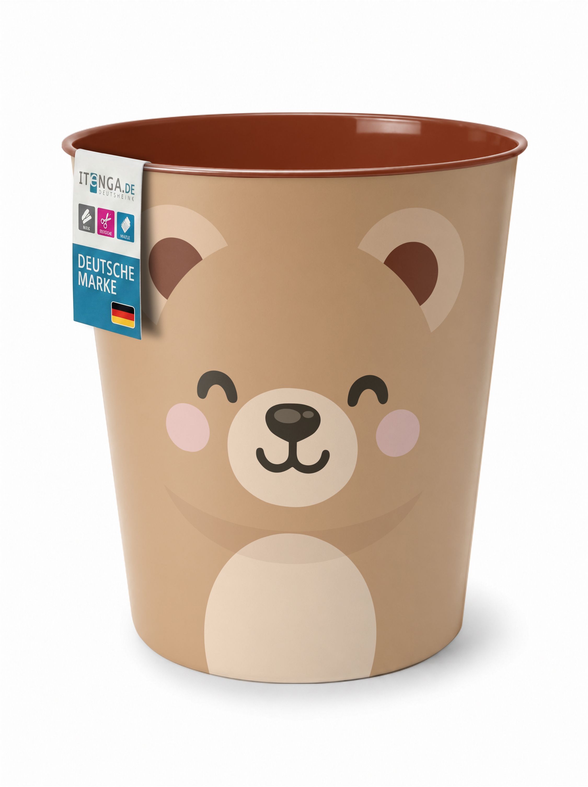 itenga Papierkorb Tiermotiv - B�R - Kawaii Design - ca 1...