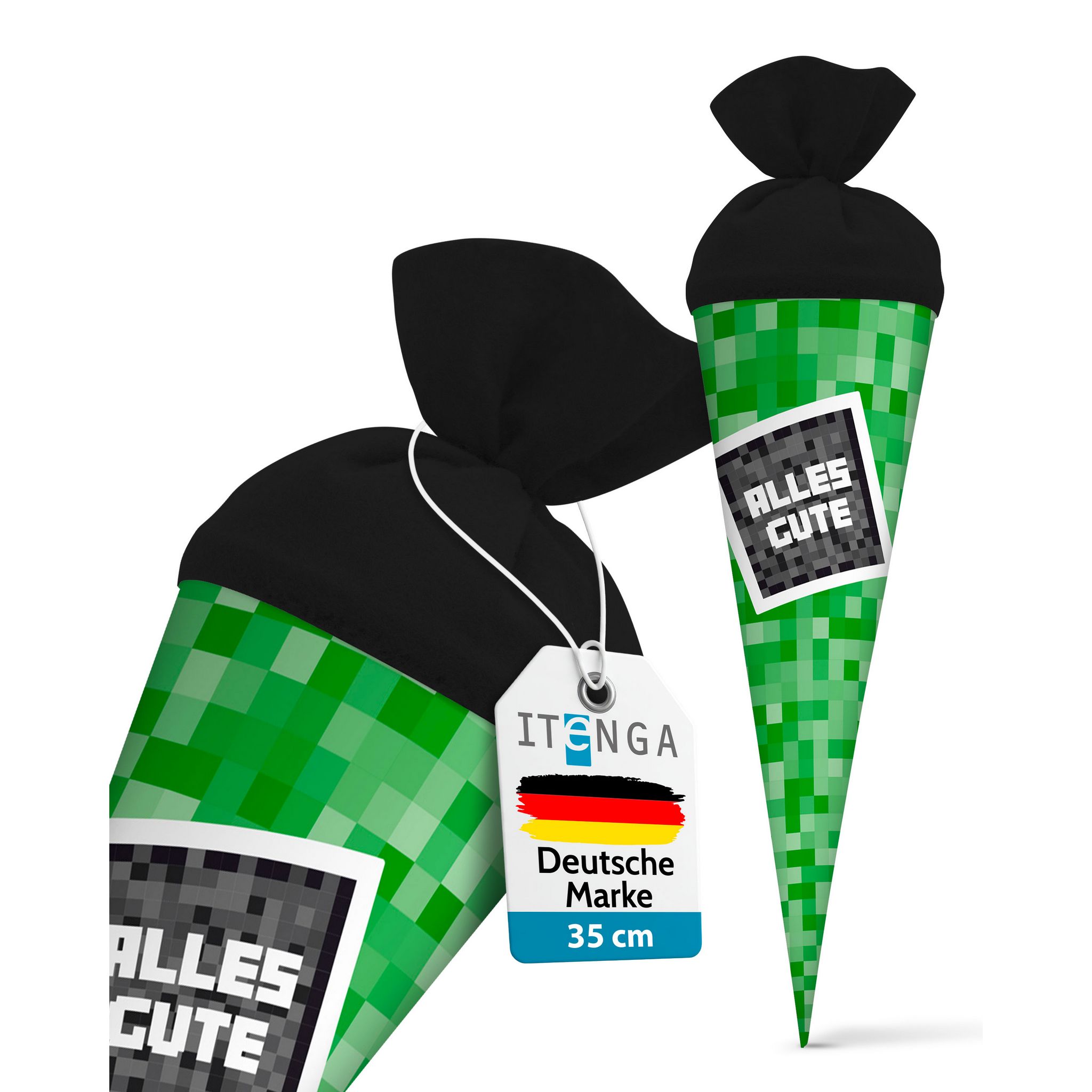 itenga Geschwisterschult�te 35cm "Pixel" mit Sticker All...