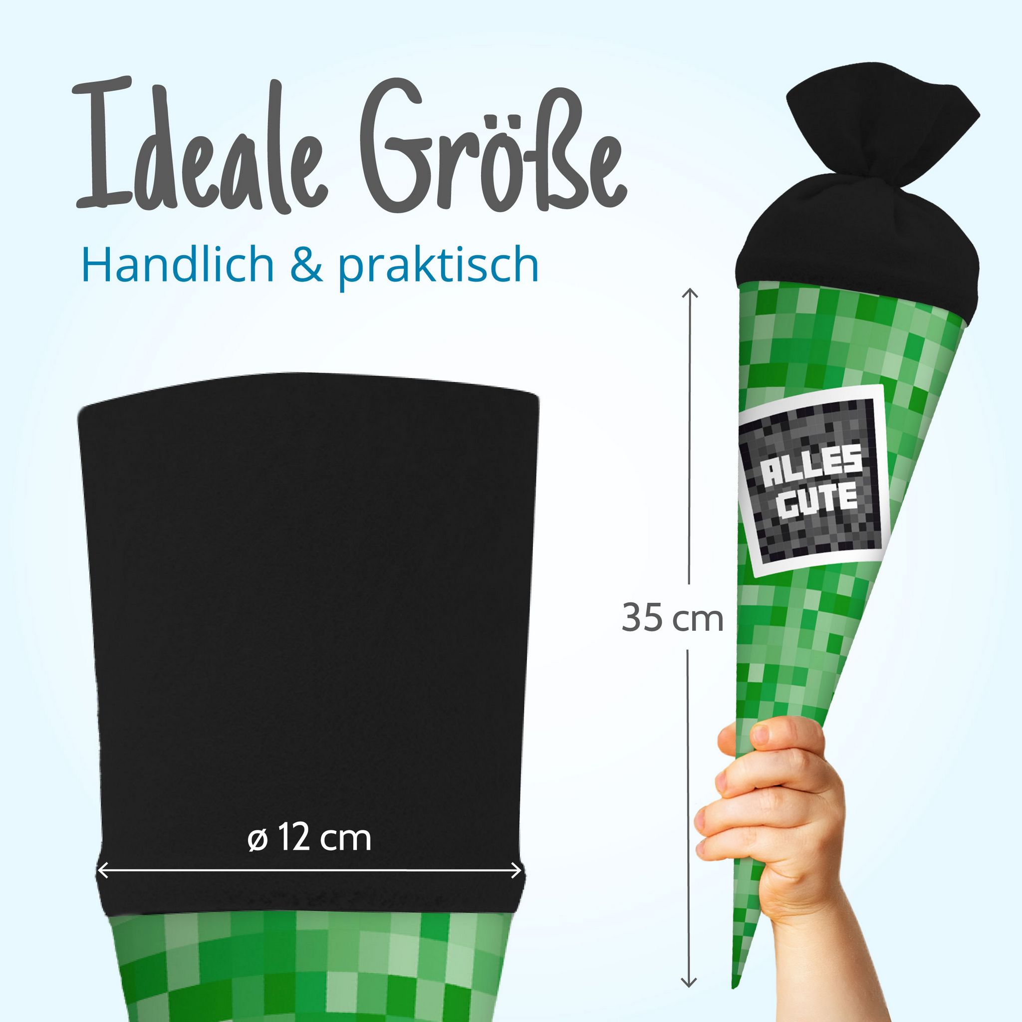 itenga Geschwisterschult�te 35cm "Pixel" mit Sticker All...