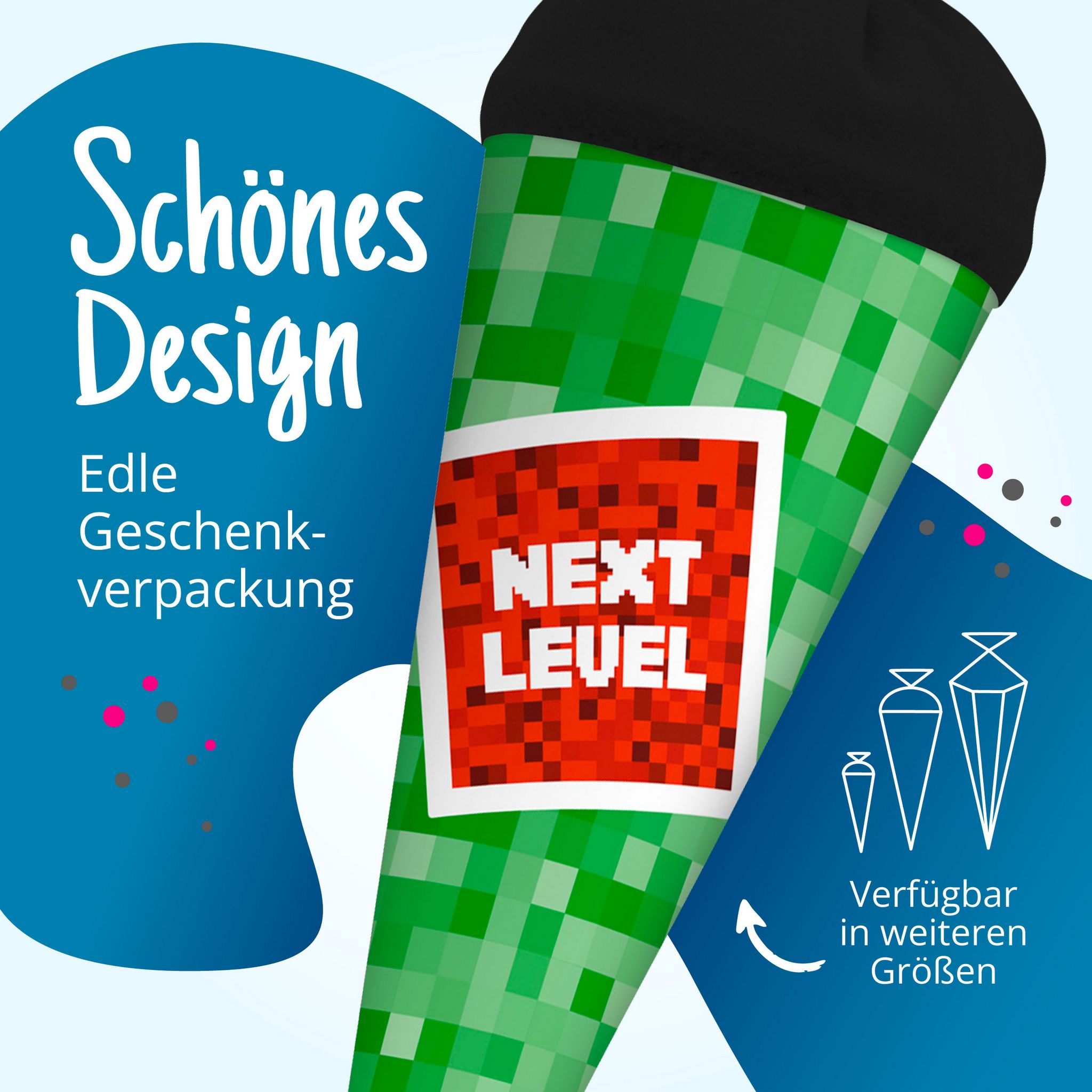 itenga Geschwisterschult�te 35cm "Pixel - Next Level"